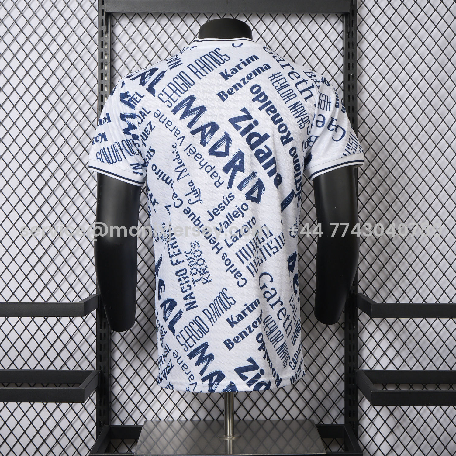 ManixJersey.com | Real Madrid 25-26 Graffiti Of Football Star Names Special Jersey - Player Version -Customize Name, Number and Patch | Worldwide Shipping