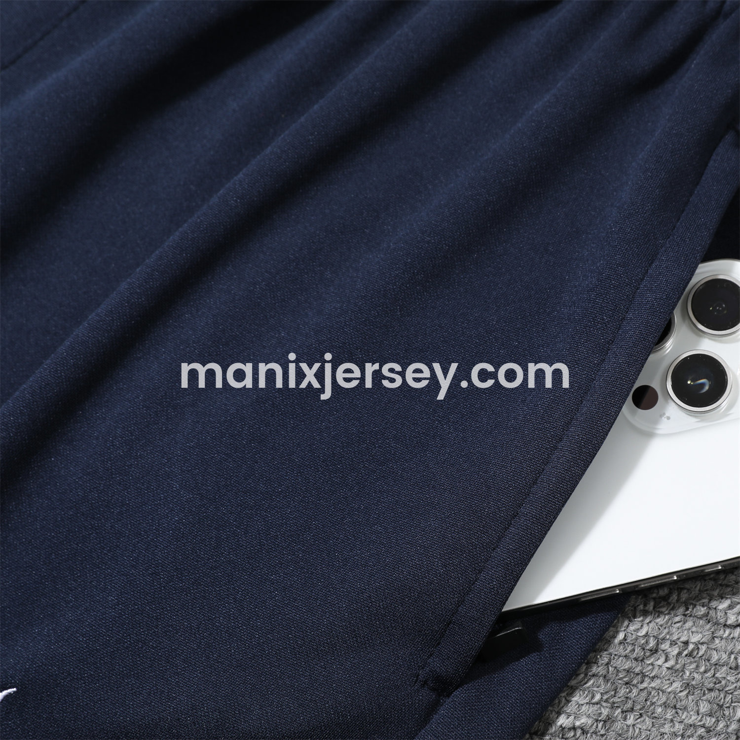 ManixJersey.com | England 25-26 POLO Short-Sleeve Training Set - Red Top and Deep Blue Pants -Customize Name, Number and Patch | Worldwide Shipping