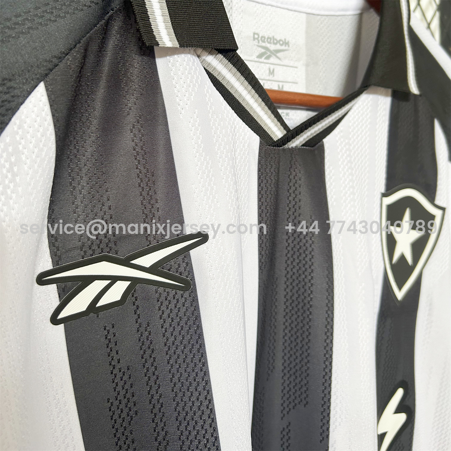 ManixJersey.com | Botafogo 25-26 Home Jersey - Fans Version -Customize Name, Number and Patch | Worldwide Shipping