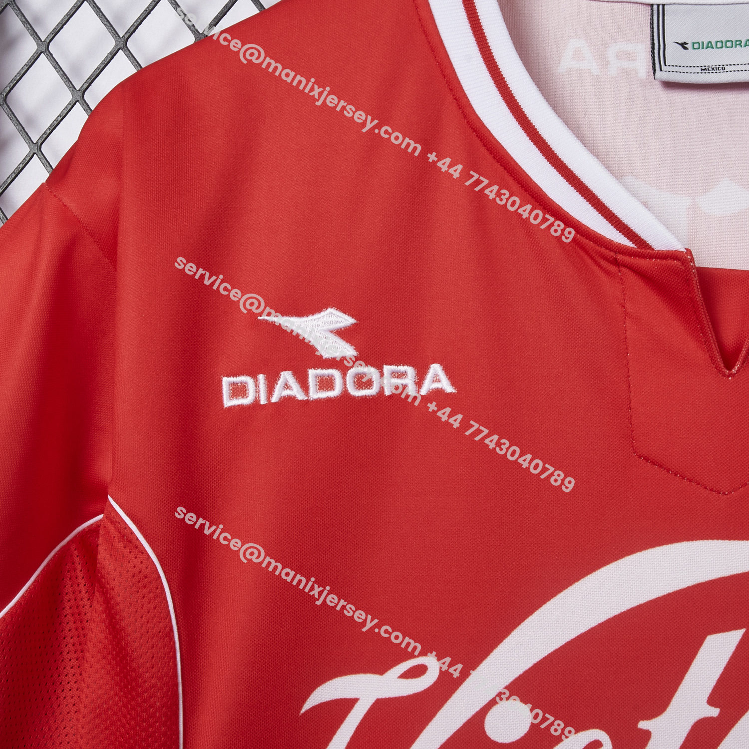 ManixJersey.com | Retro Toluca 1998-99 Home Red Jersey -Customize Name, Number and Patch | Worldwide Shipping