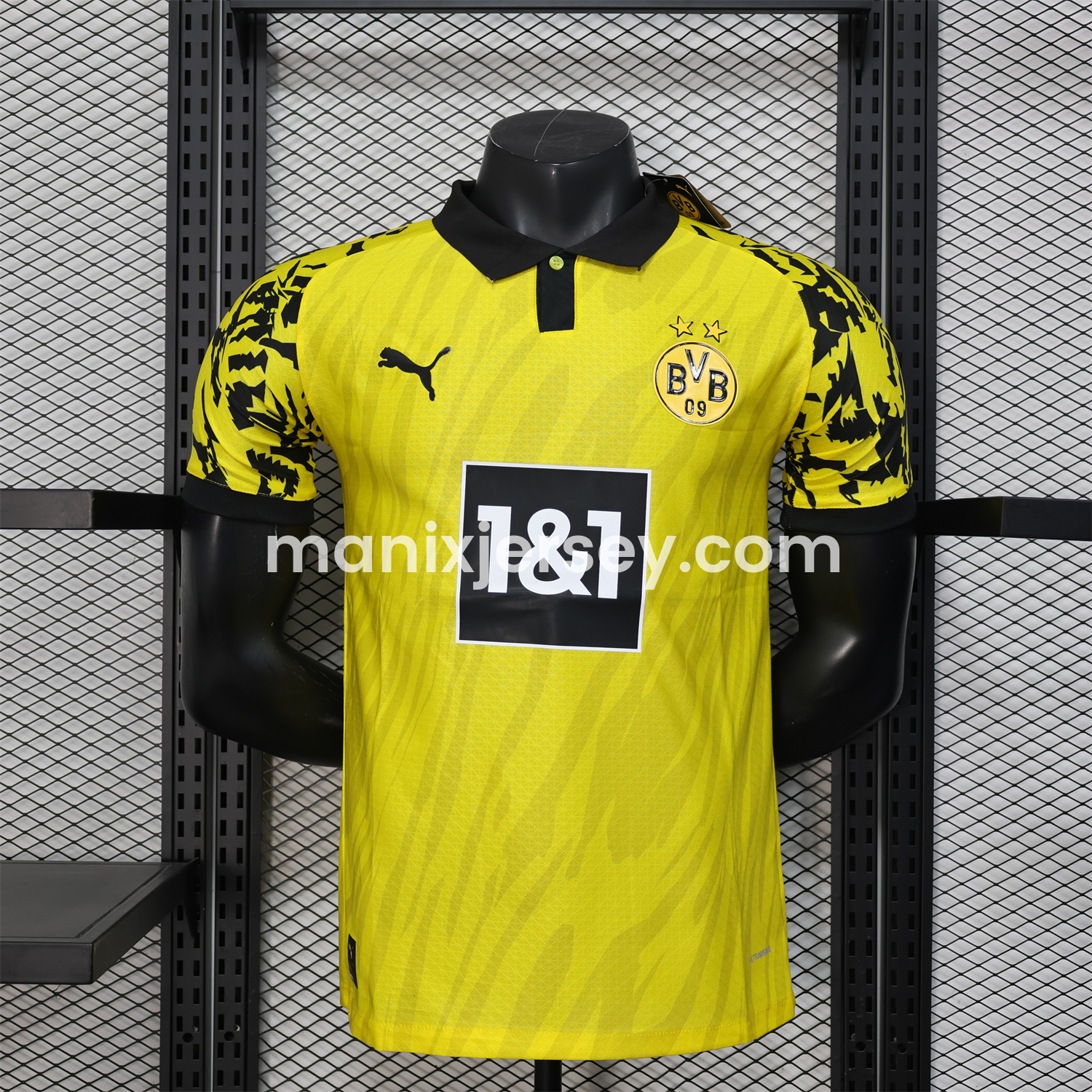 ManixJersey.com | Dortmund 25-26 Yellow POLO Special Edition Jersey - Player Version -Customize Name, Number and Patch | Worldwide Shipping