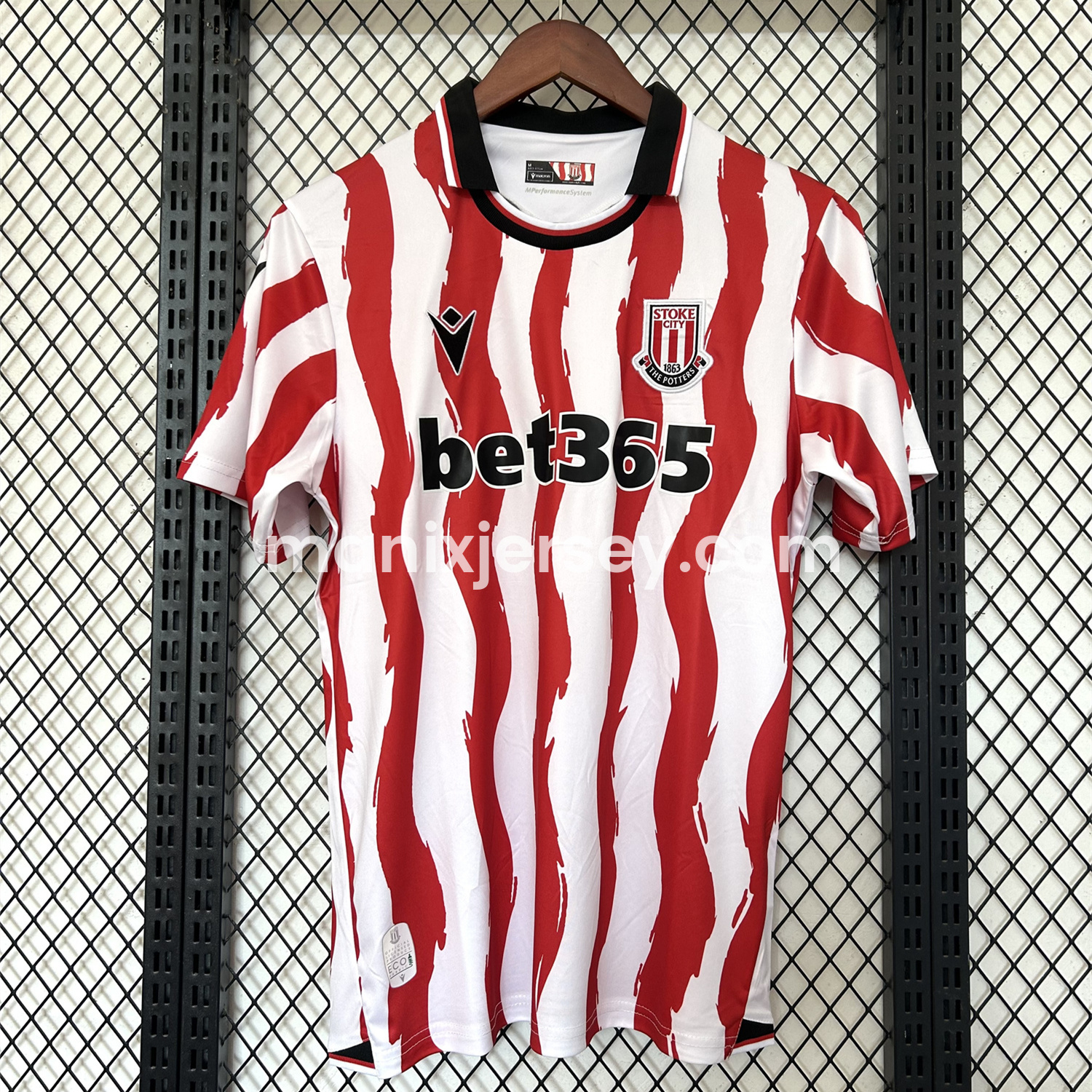 ManixJersey.com | Stoke City 25-26 Home Jersey - Fans Version -Customize Name, Number and Patch | Worldwide Shipping