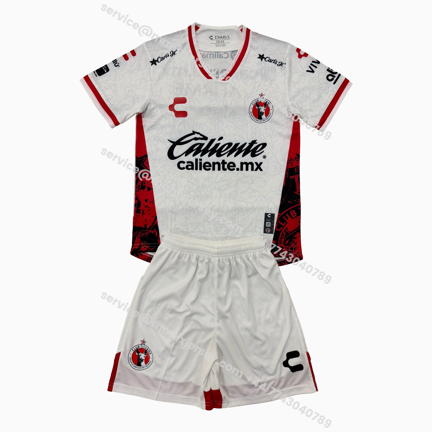 ManixJersey.com | Club Tijuana 25-26 Away Men's Adult Jersey Set - Fans Version -Customize Name, Number and Patch | Worldwide Shipping