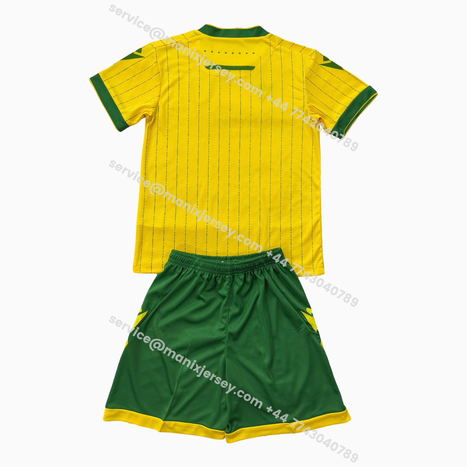 ManixJersey.com | Nantes 25-26 Home Men's Adult Jersey Set - Fans Version -Customize Name, Number and Patch | Worldwide Shipping