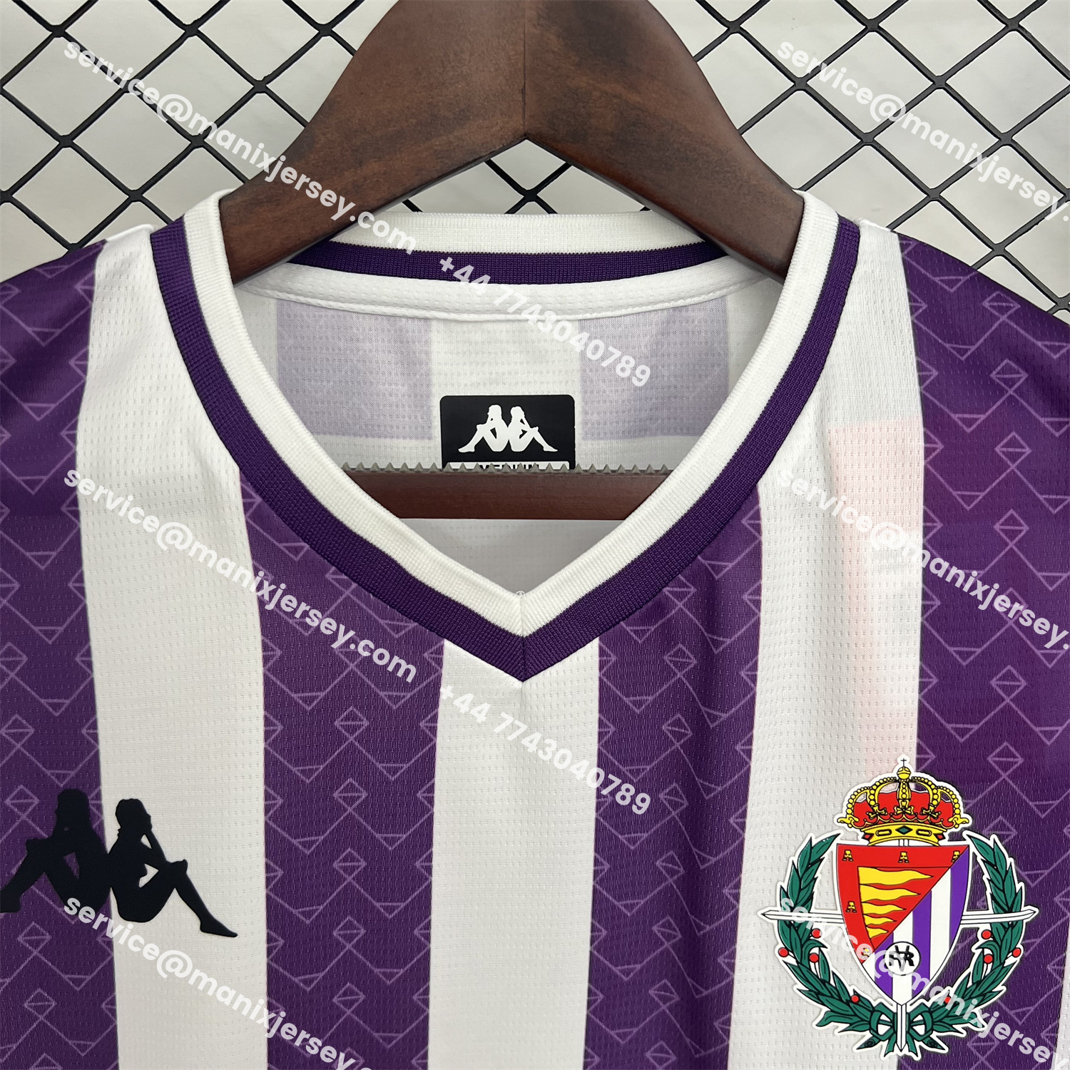 ManixJersey.com | Real Valladolid 25-26 Home Jersey - Fans Version -Customize Name, Number and Patch | Worldwide Shipping
