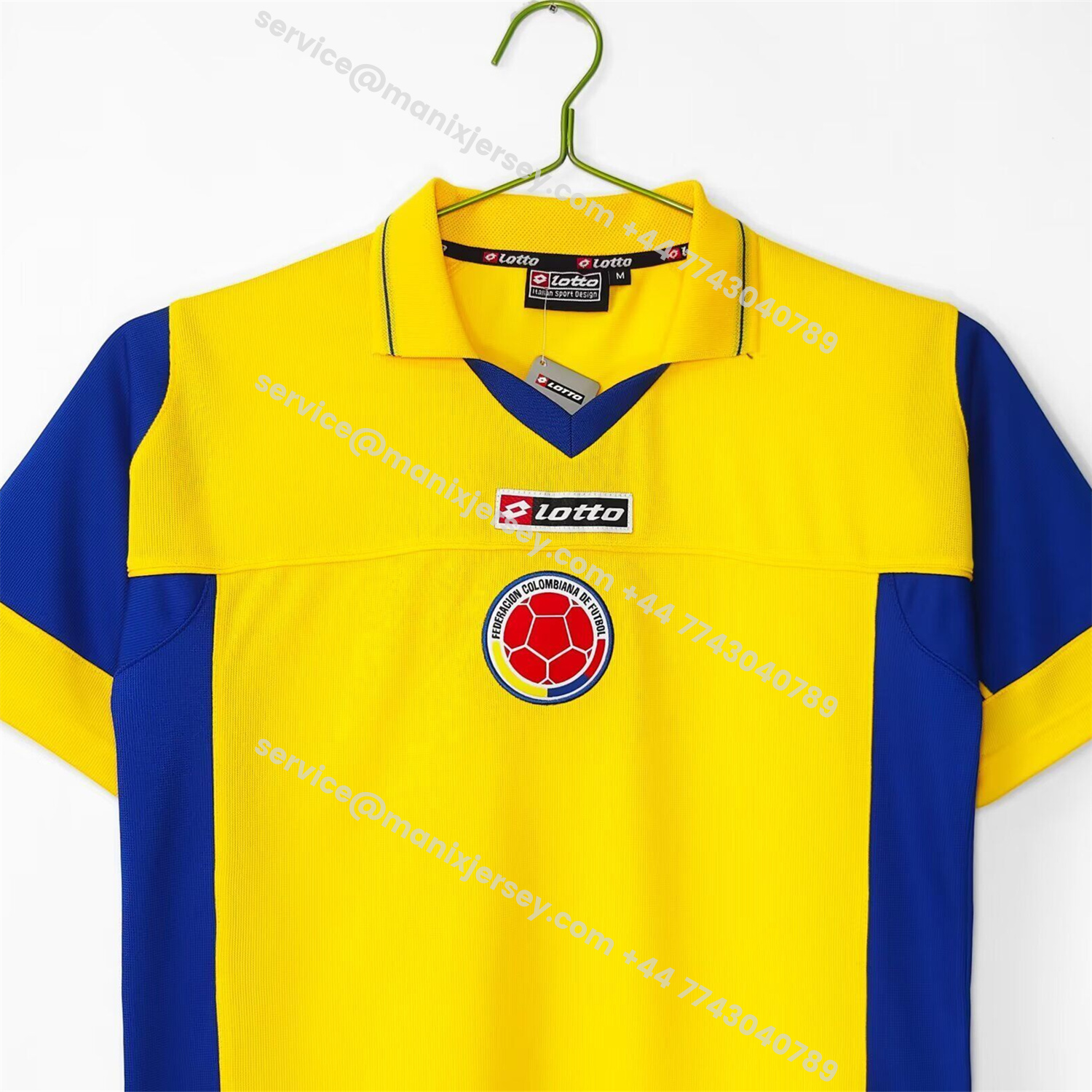 ManixJersey.com | Retro Colombia 2003-05 Home Jersey -Customize Name, Number and Patch | Worldwide Shipping