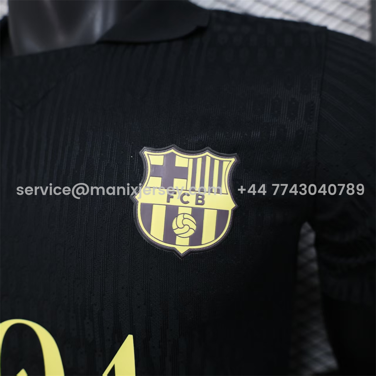 ManixJersey.com | Barcelona 25-26 304 Black Special Jersey - Player Version -Customize Name, Number and Patch | Worldwide Shipping