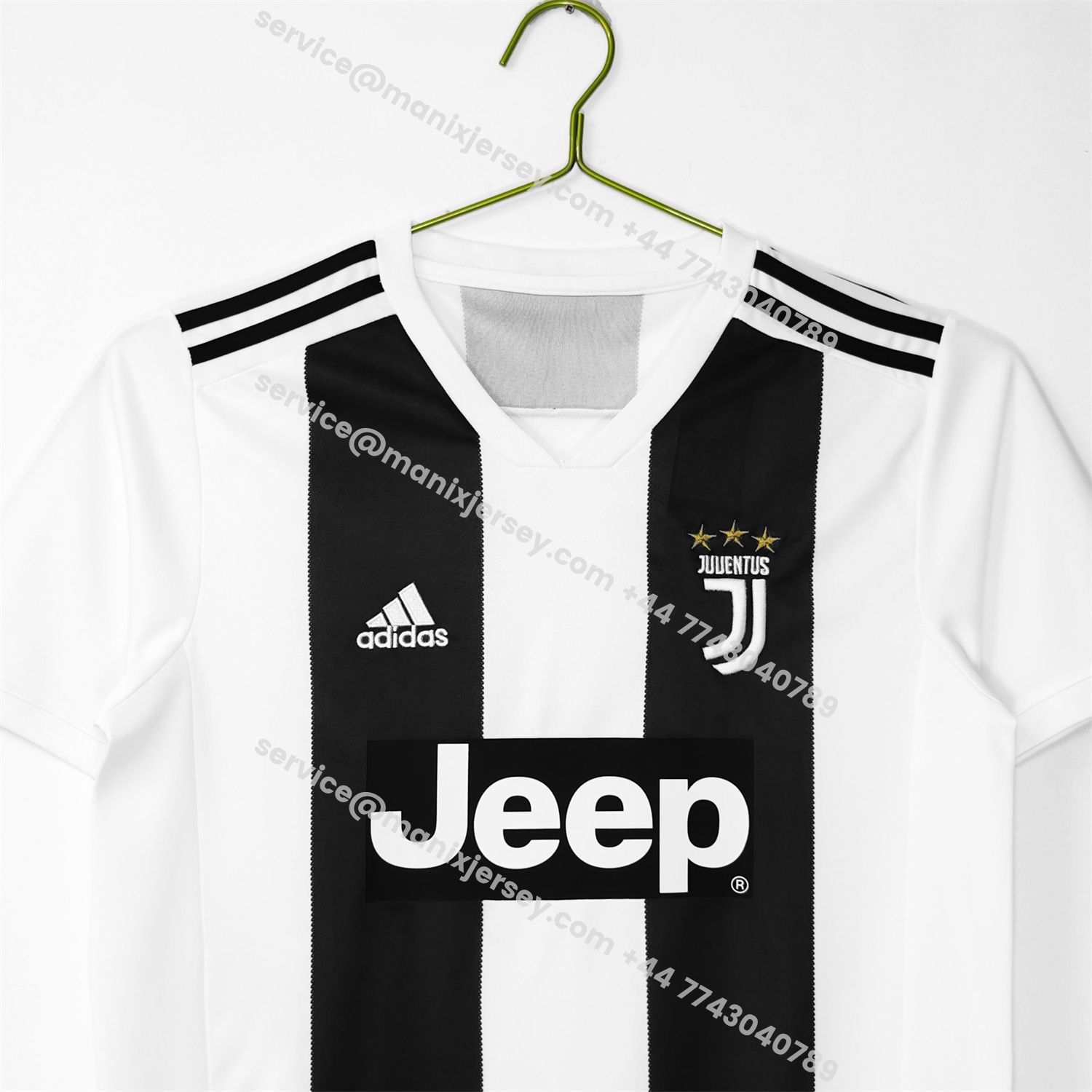 ManixJersey.com | Retro Juventus 2018-19 Home Jersey - Fans Version -Customize Name, Number and Patch | Worldwide Shipping
