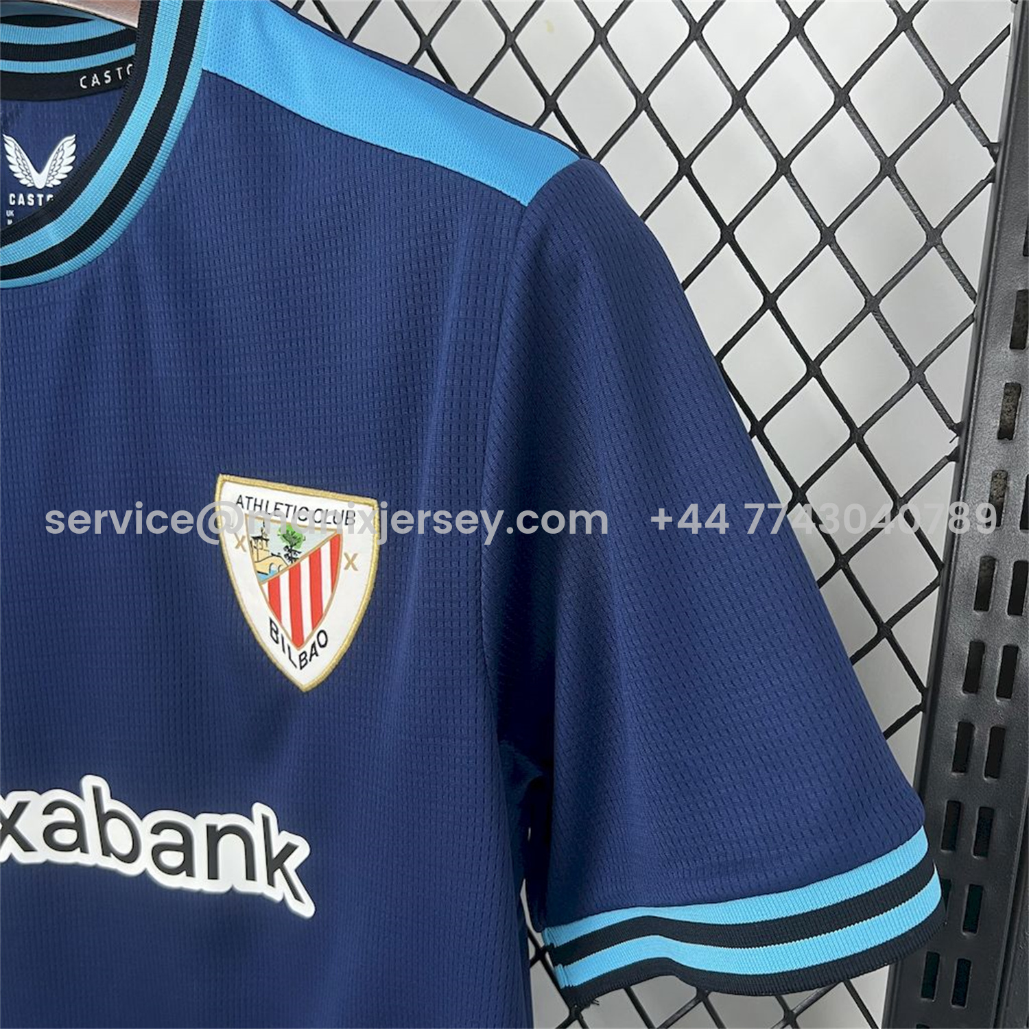 ManixJersey.com | Athletic Bilbao 25-26 Away Jersey - Fans Version -Customize Name, Number and Patch | Worldwide Shipping