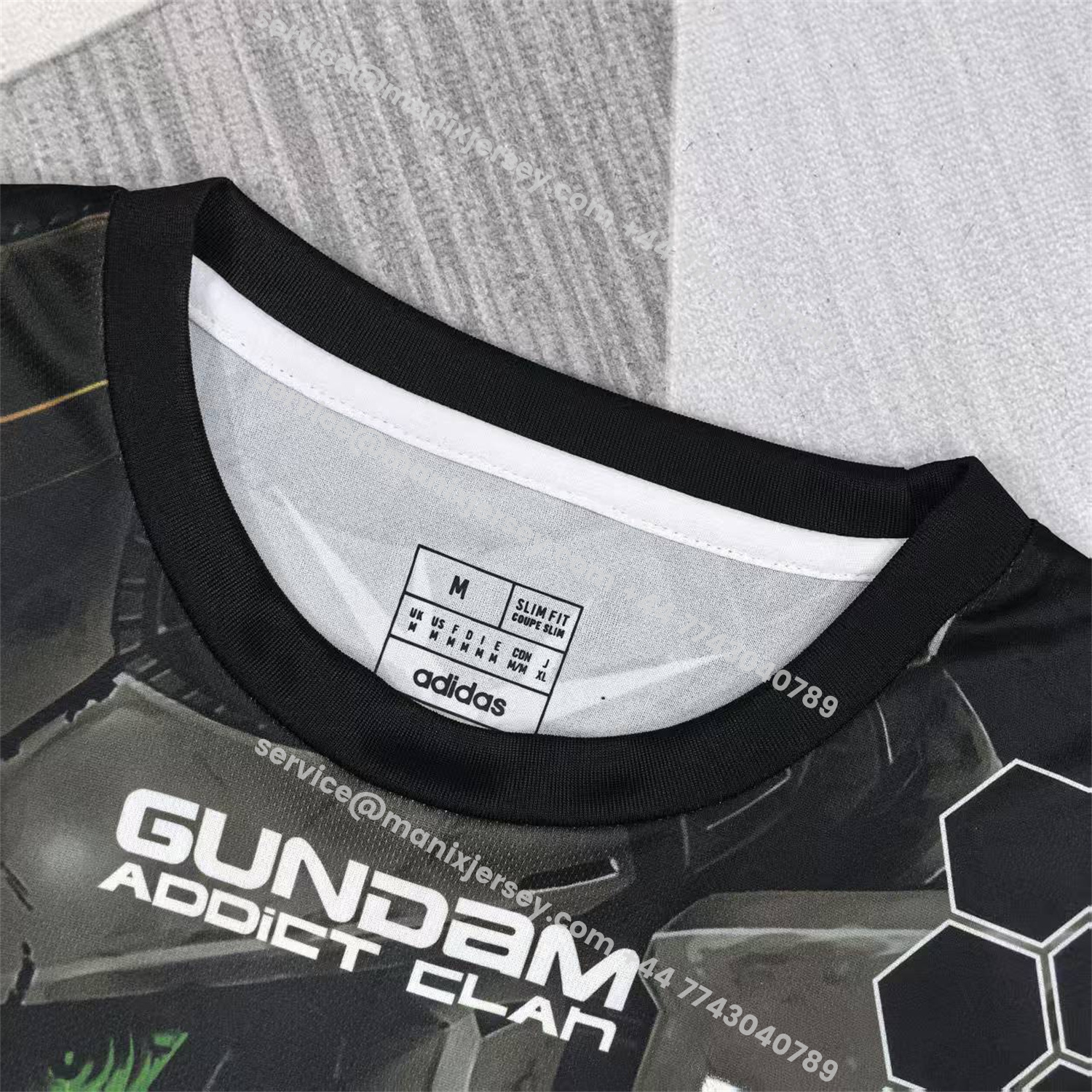 ManixJersey.com | Japan 25-26 Gundam Black Special Jersey - Fans Version -Customize Name, Number and Patch | Worldwide Shipping
