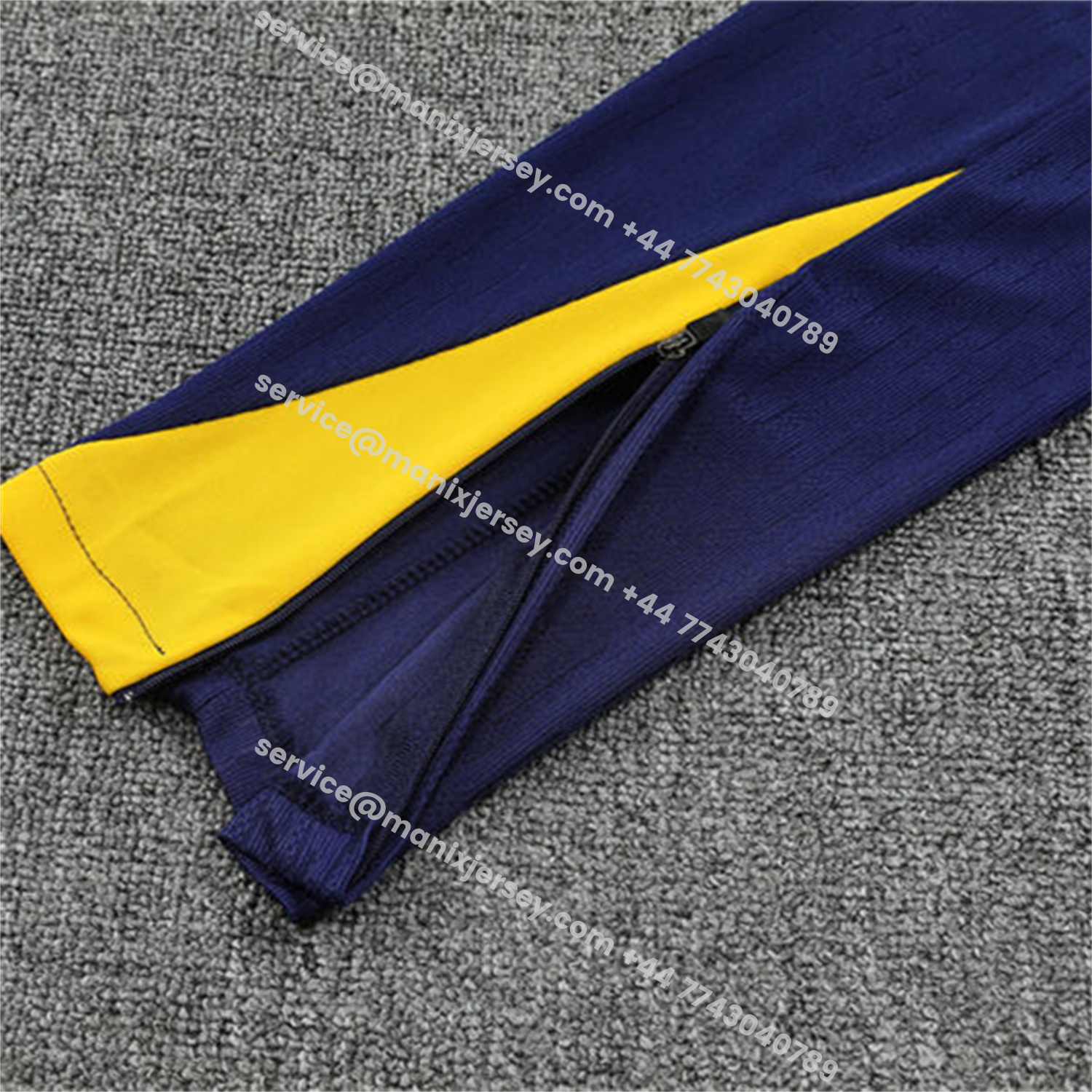 ManixJersey.com | Barcelona 25-26 Kids Long Sleeve Training Set - Purple Camouflage Top & Blue Pants -Customize Name, Number and Patch | Worldwide Shipping