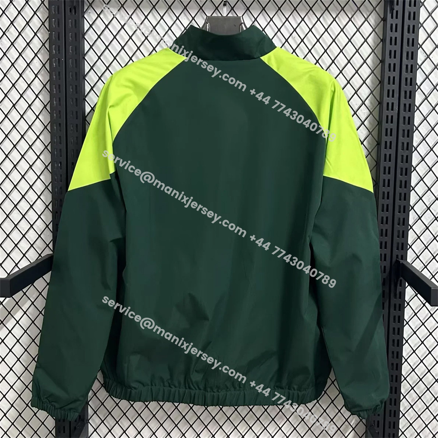 ManixJersey.com | Senegal 25-26 Windbreaker Jacket - Green -Customize Name, Number and Patch | Worldwide Shipping
