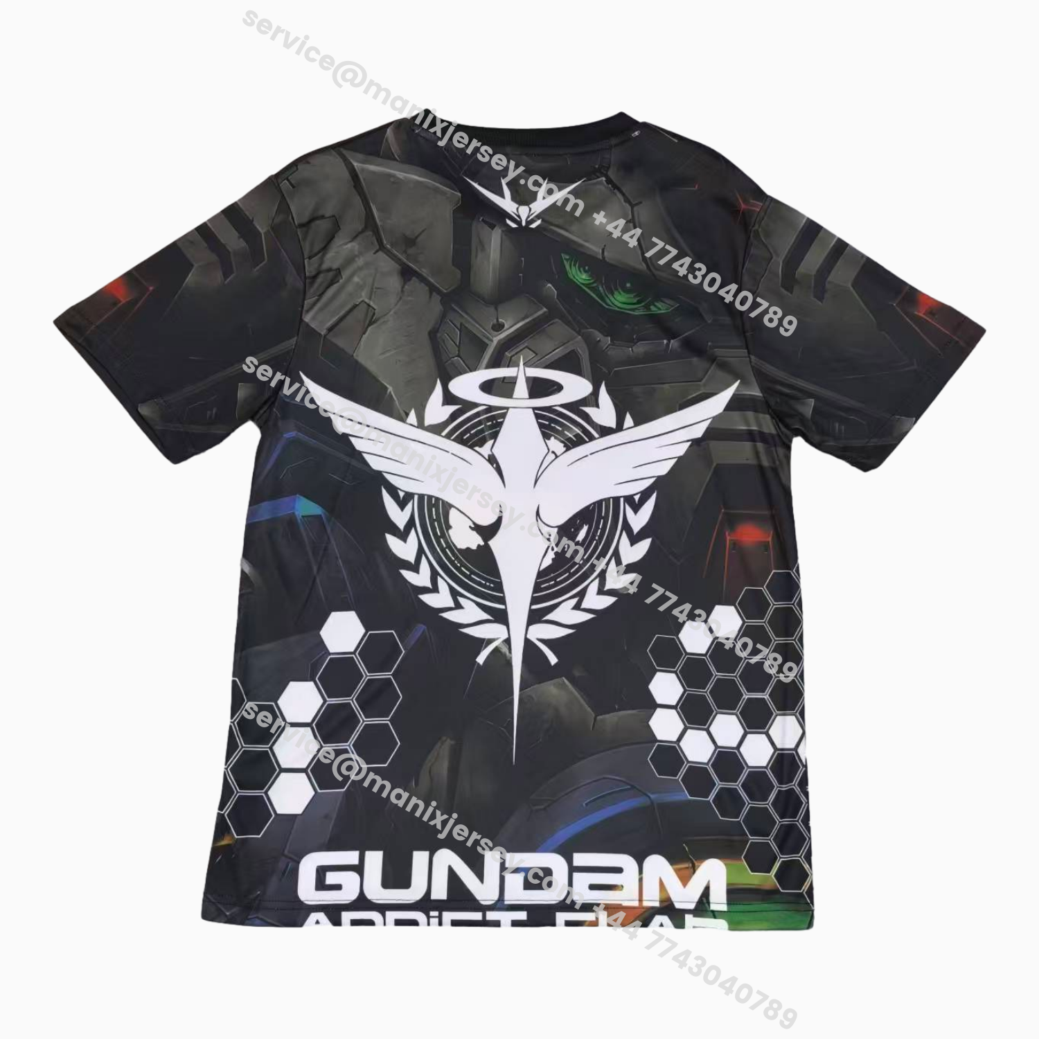 ManixJersey.com | Japan 25-26 Gundam Black Special Jersey - Fans Version -Customize Name, Number and Patch | Worldwide Shipping