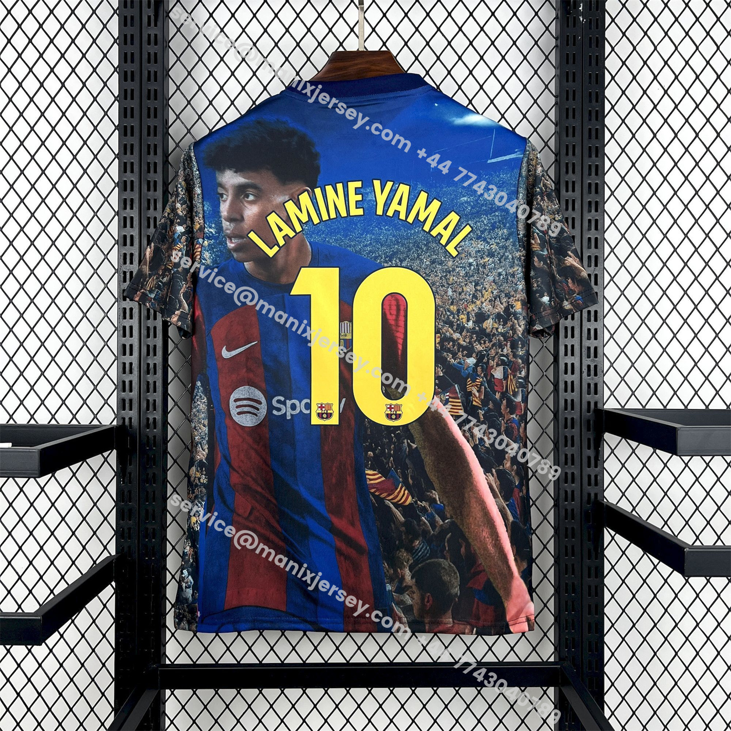 ManixJersey.com | Barcelona 25-26 Lamine Yamal Special Jersey - Fans Version -Customize Name, Number and Patch | Worldwide Shipping