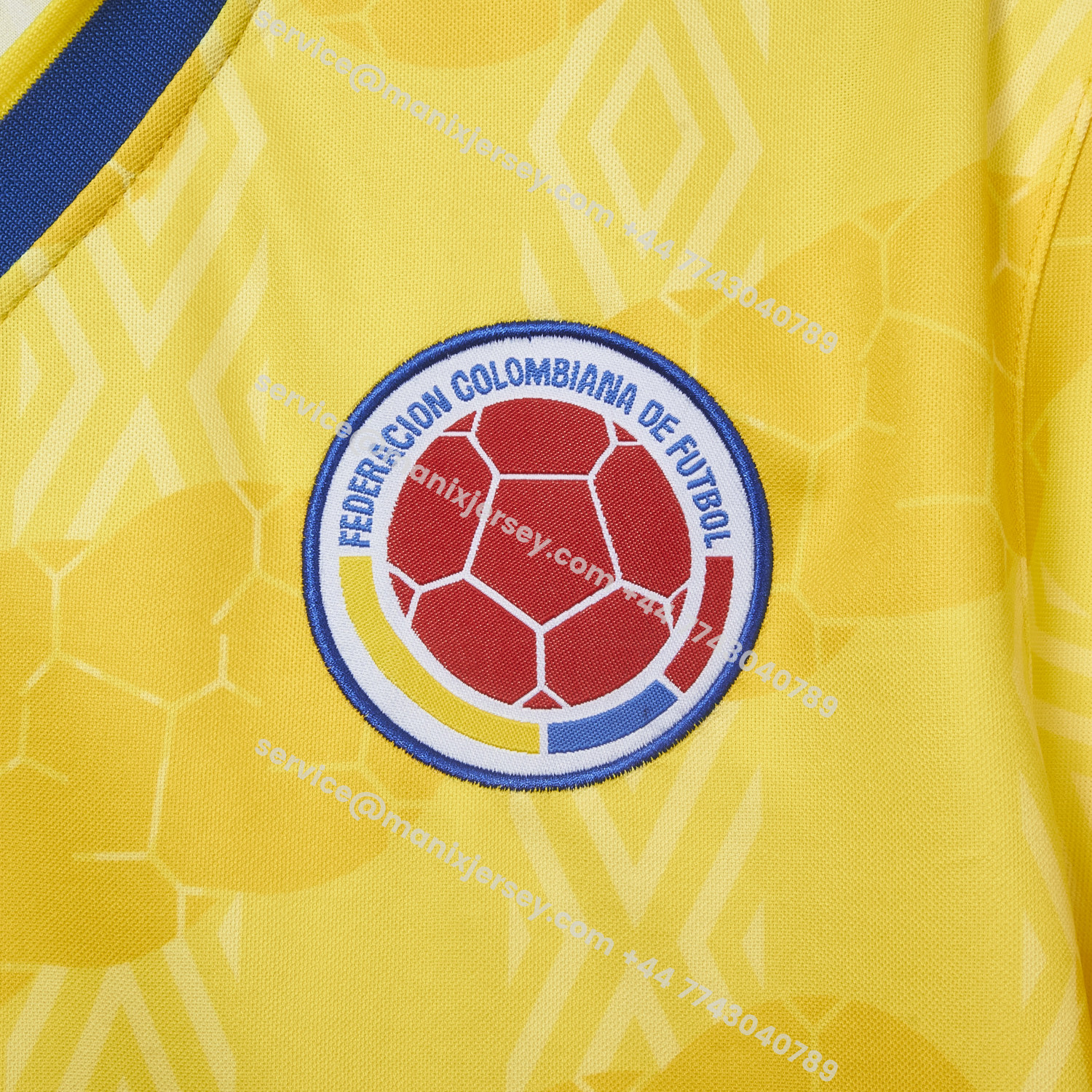 ManixJersey.com | Retro Colombia 1994 Home Jersey -Customize Name, Number and Patch | Worldwide Shipping