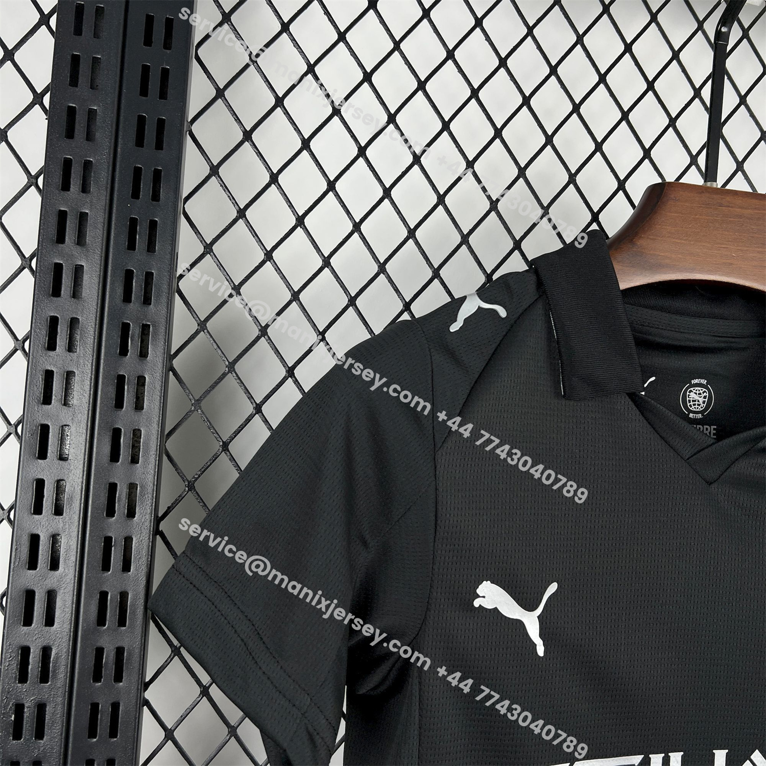 ManixJersey.com | Manchester City 25-26 Away Black Kids Kit -Customize Name, Number and Patch | Worldwide Shipping