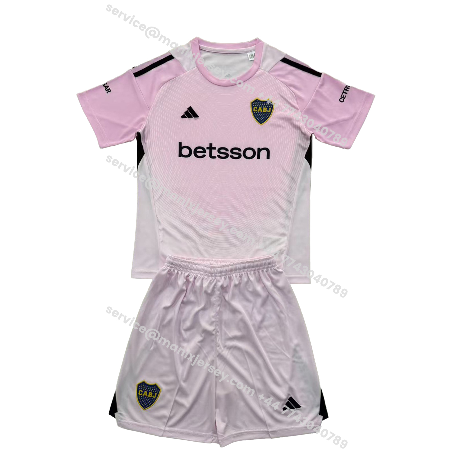 ManixJersey.com | Boca Juniors 25-26 Pink Goalkeeper Men's Adult Jersey Set - Fans Version -Customize Name, Number and Patch | Worldwide Shipping