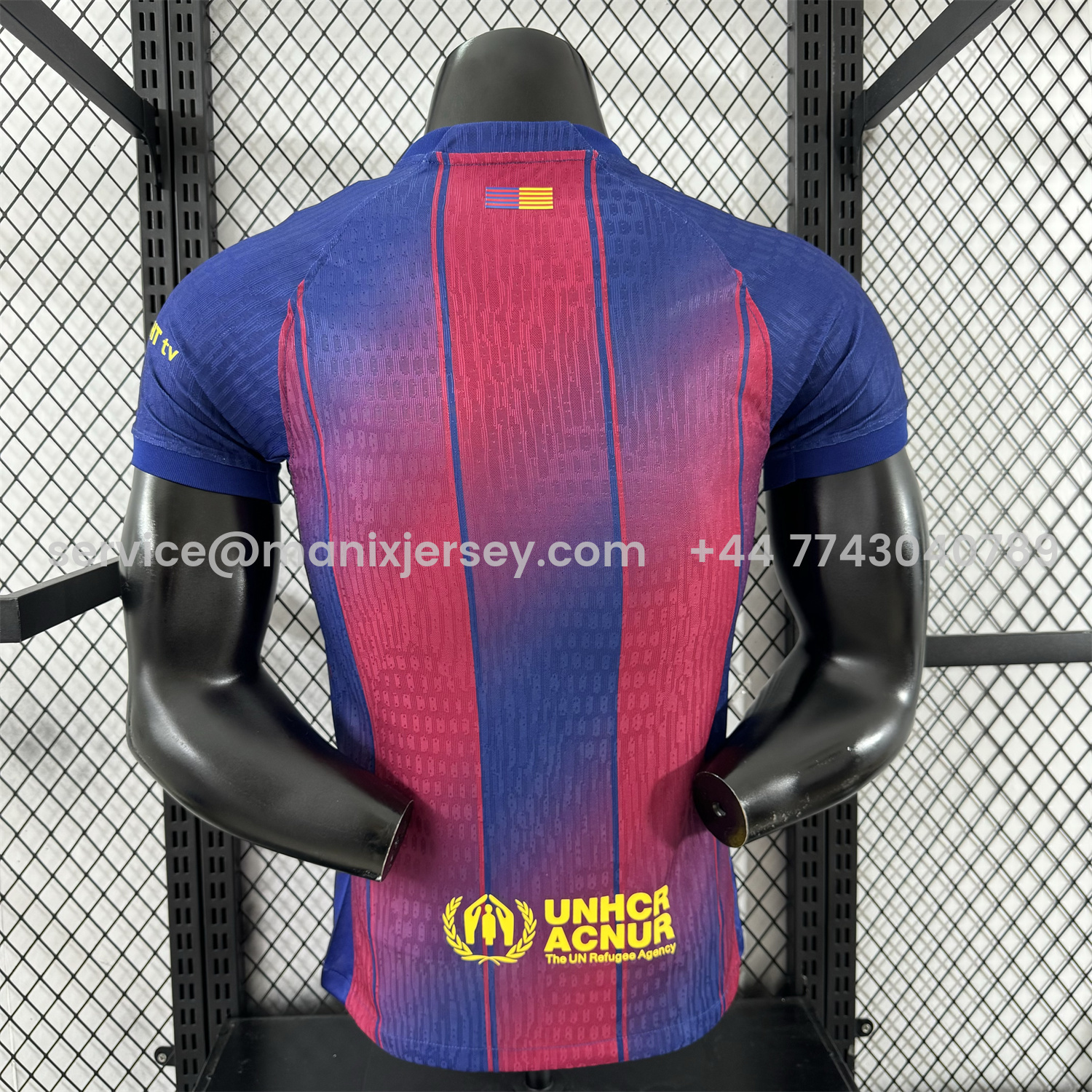 ManixJersey.com | Barcelona x Travis Scott 25-26 Home Special Edition Jersey - Player Version -Customize Name, Number and Patch | Worldwide Shipping