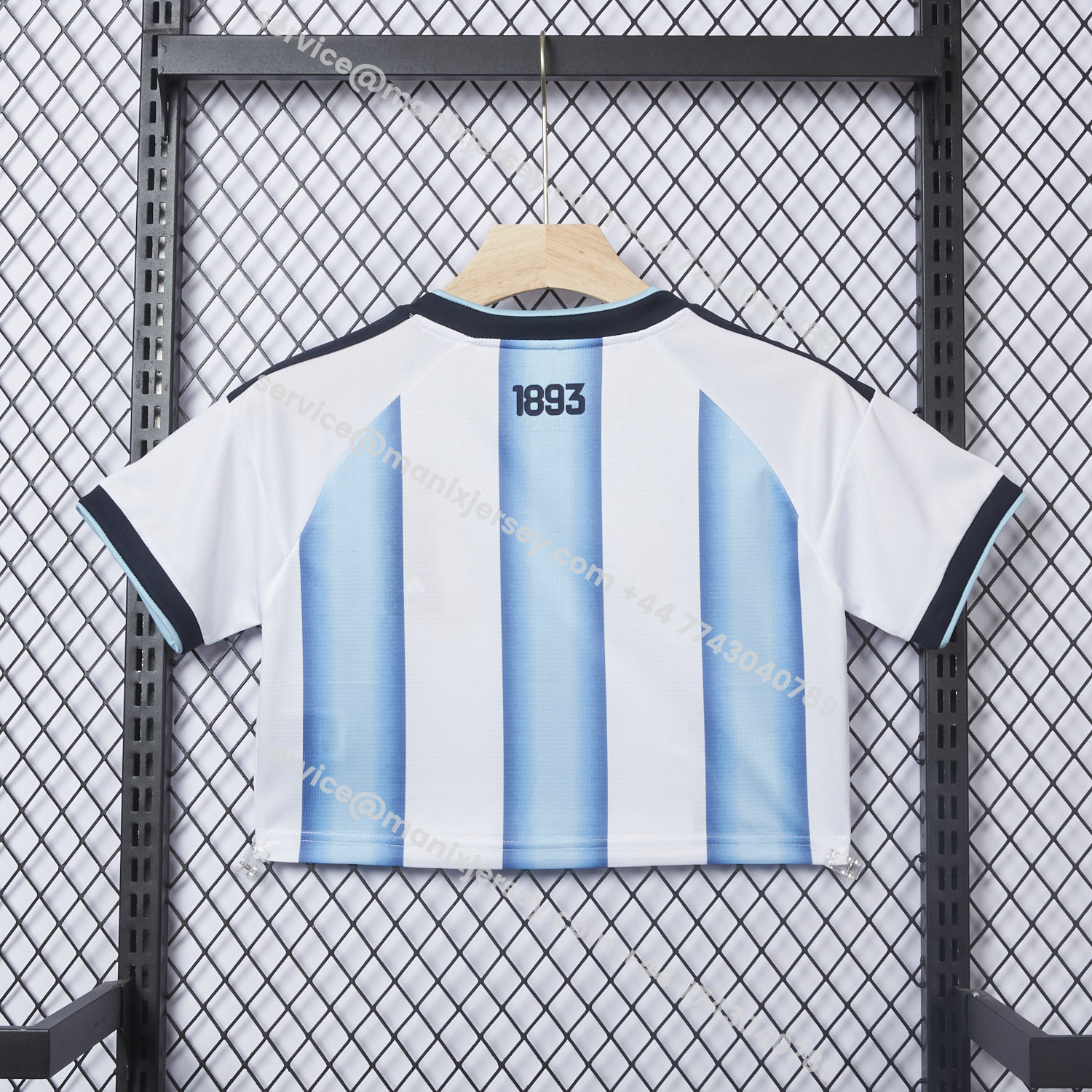 ManixJersey.com | Women's Argentina 2026 Home Cropped Jersey -Customize Name, Number and Patch | Worldwide Shipping