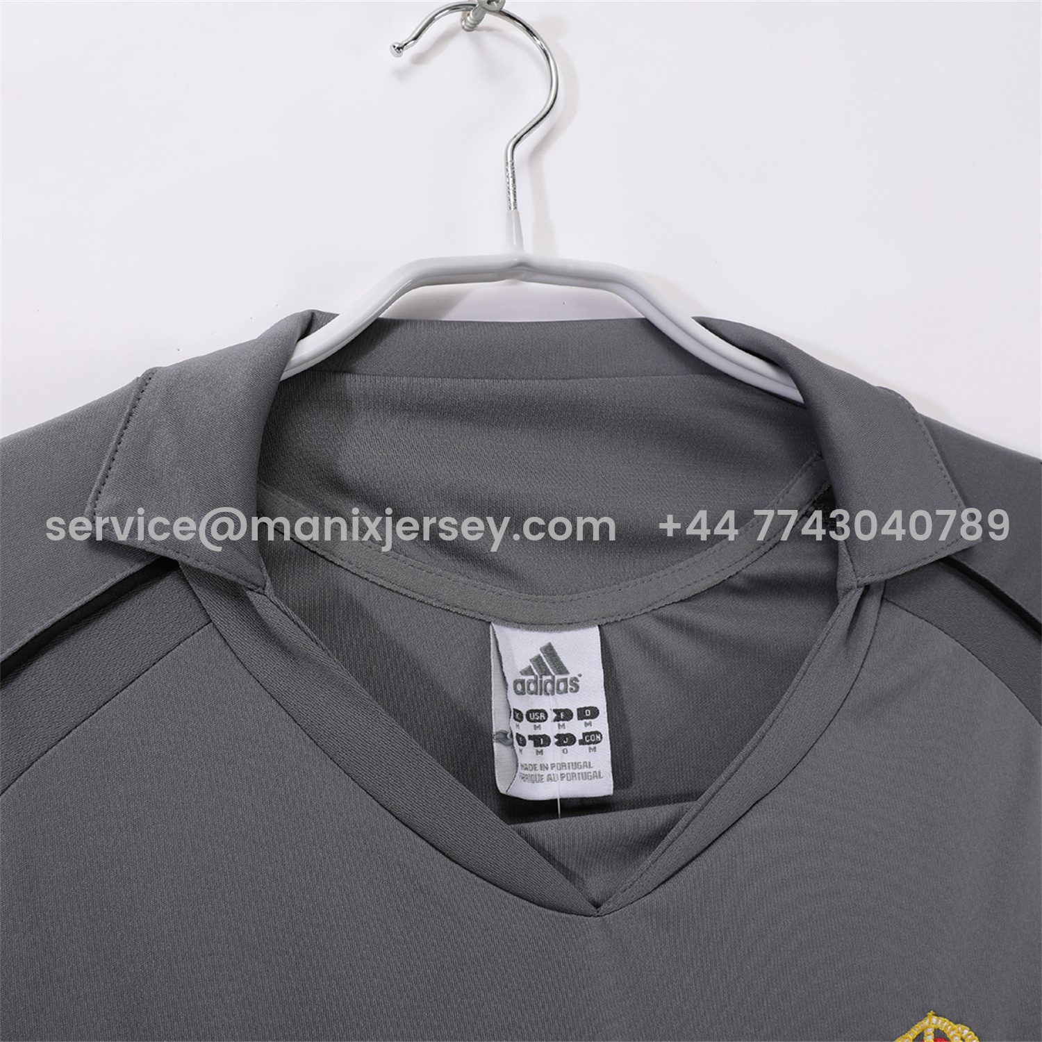 ManixJersey.com | Retro Real Madrid 04-05 Third Grey Jersey -Customize Name, Number and Patch | Worldwide Shipping