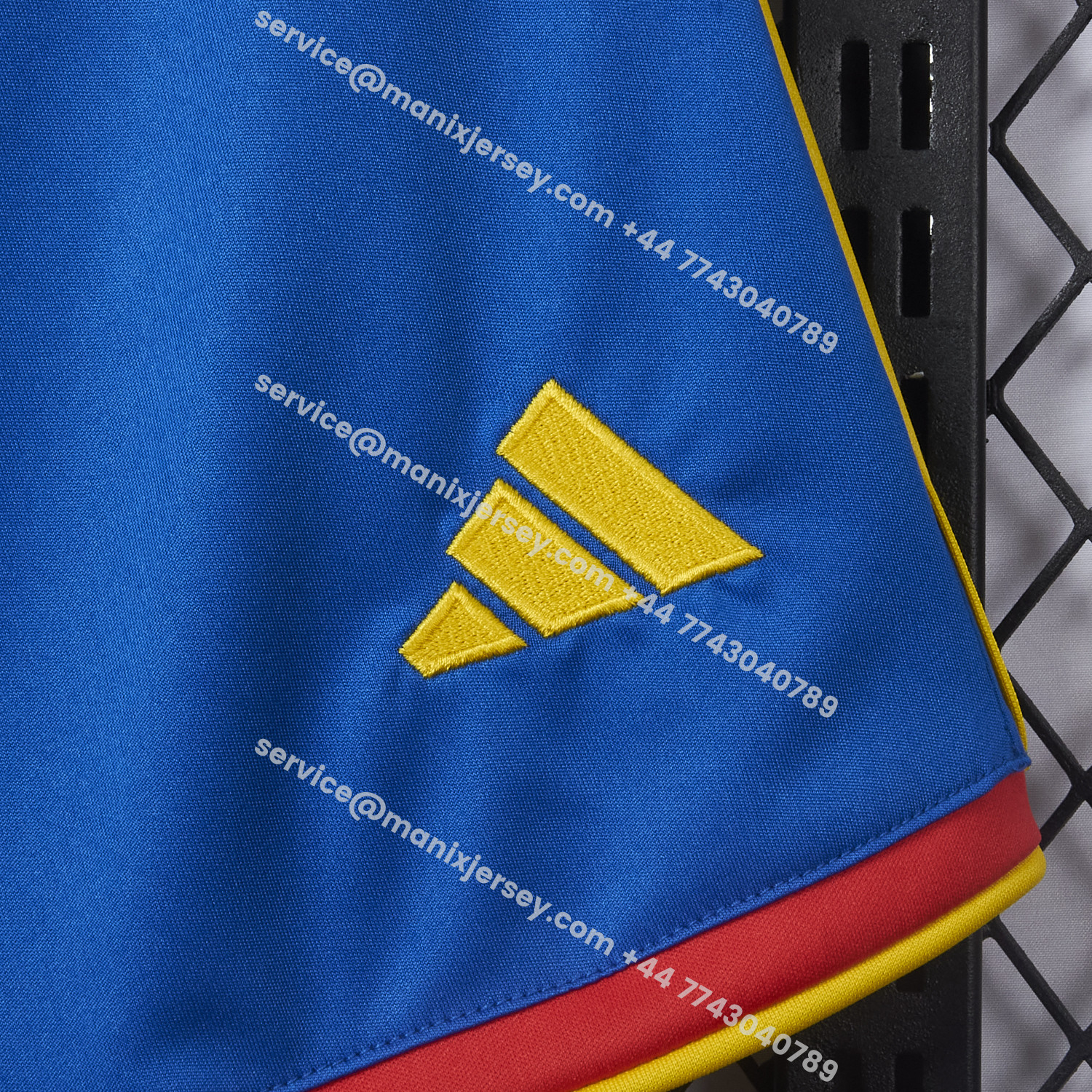 ManixJersey.com | Colombia 2026 Home Blue Shorts - Fans Version -Customize Name, Number and Patch | Worldwide Shipping