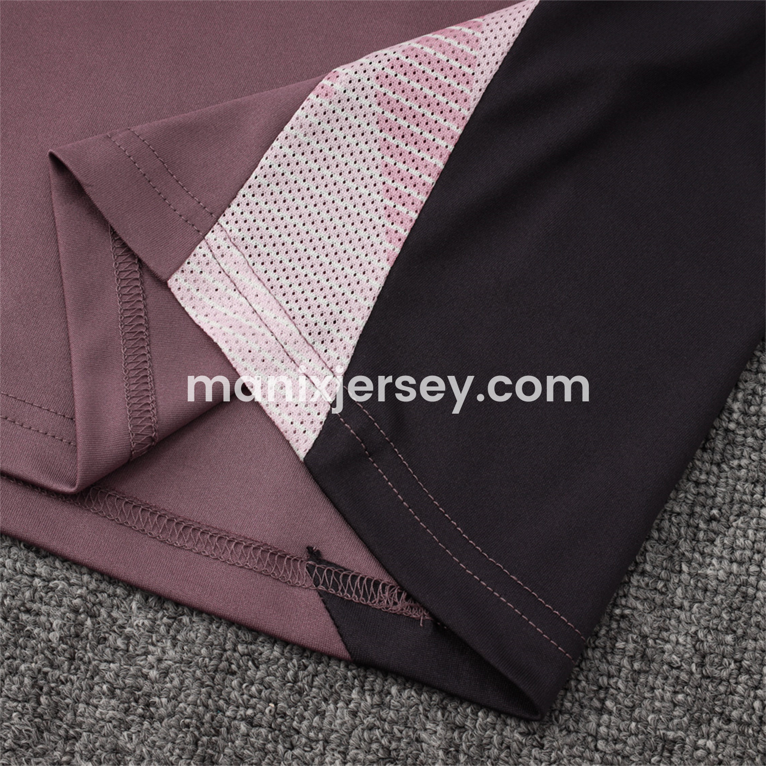 ManixJersey.com | Arsenal 25-26 Vest Training Set - Purple Vest and Deep Purple Shorts -Customize Name, Number and Patch | Worldwide Shipping