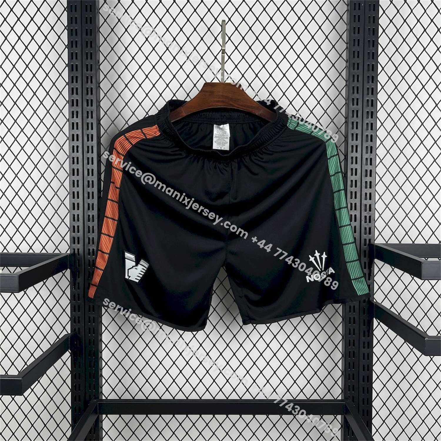 ManixJersey.com | Venezia 2026 Home Black Shorts - Fans Version -Customize Name, Number and Patch | Worldwide Shipping