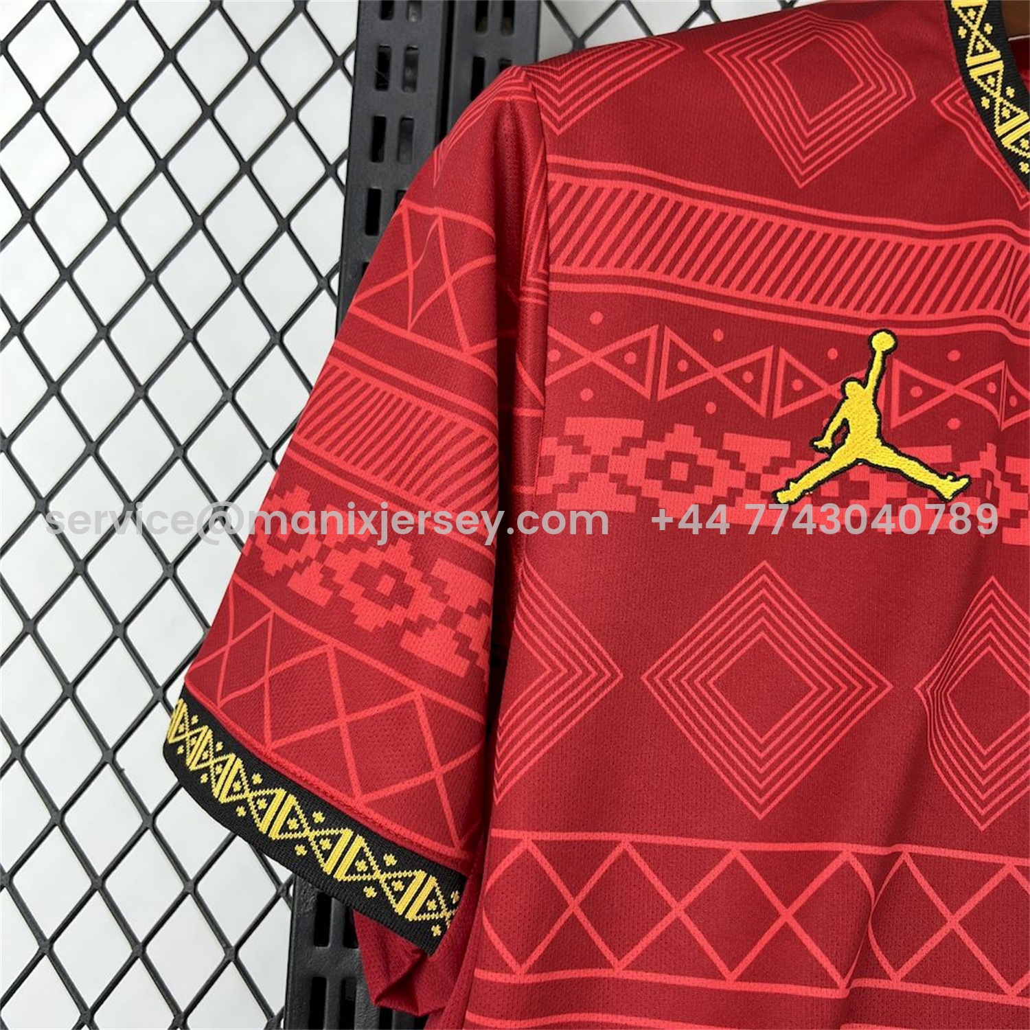 ManixJersey.com | Brazil 25-26 Jordan Red Special Edition Jersey - Fans Version -Customize Name, Number and Patch | Worldwide Shipping