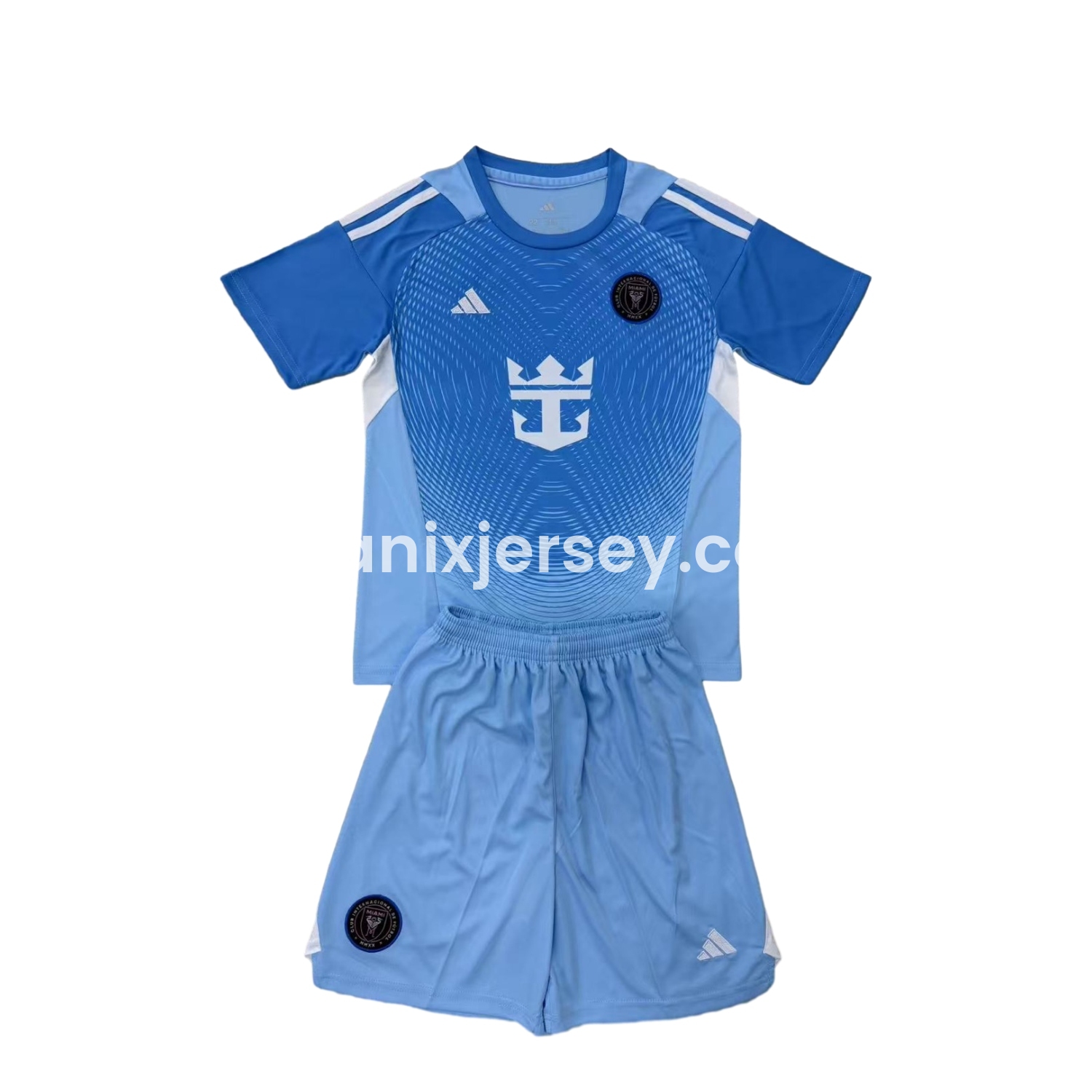 ManixJersey.com | INT M.A.M 25-26 Blue Goalkeeper Kids Kit -Customize Name, Number and Patch | Worldwide Shipping