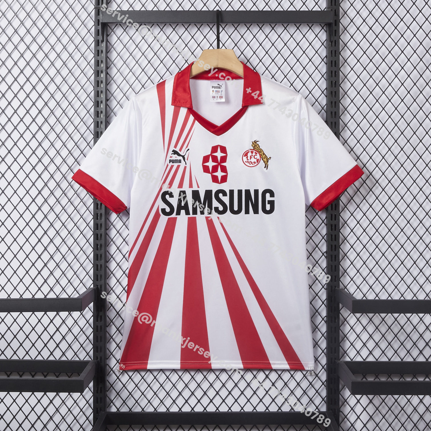 ManixJersey.com | Retro K-O-L-N 1990-91 Home Jersey -Customize Name, Number and Patch | Worldwide Shipping