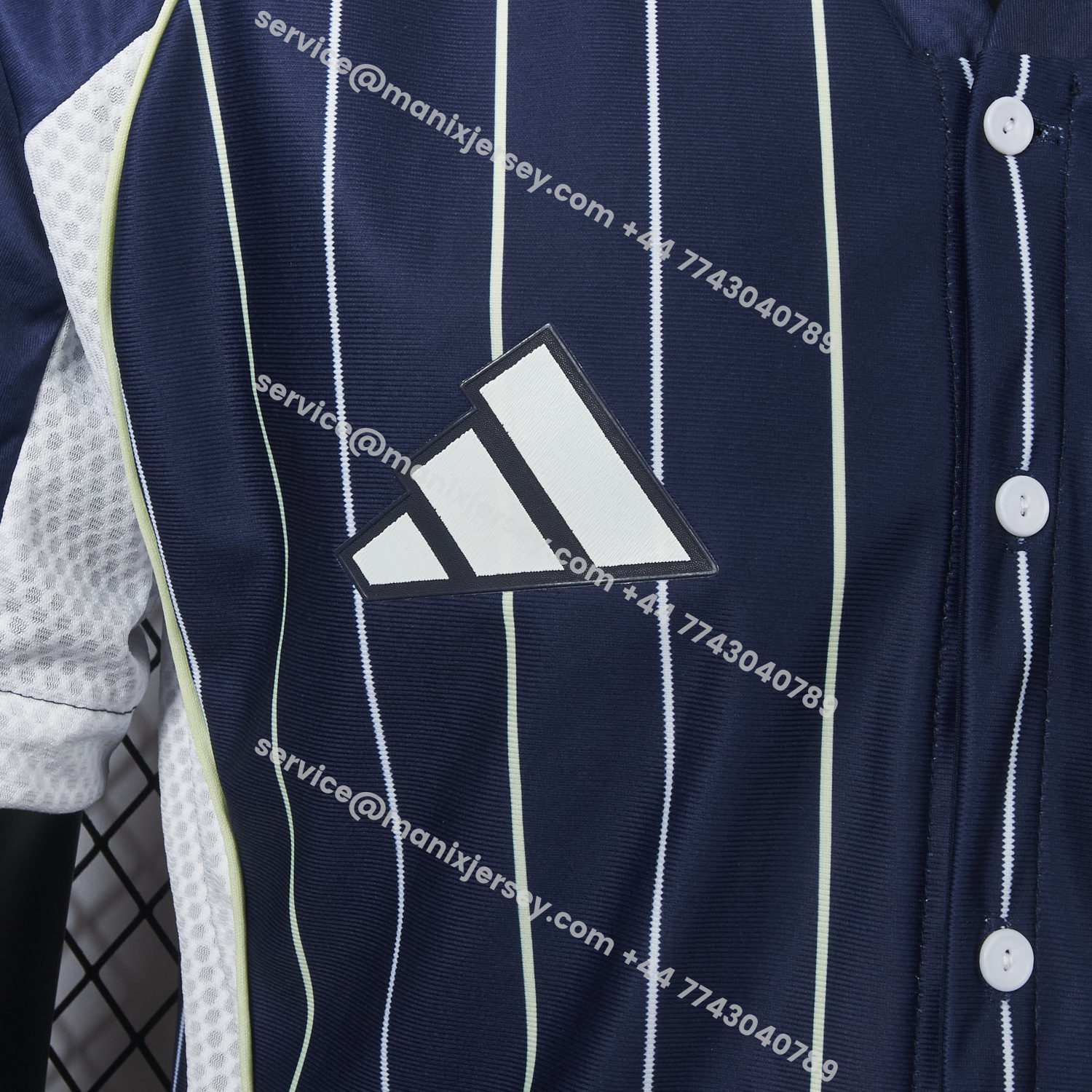 ManixJersey.com | Real Madrid 25-26 Deep Blue Baseball Jersey - Player Version -Customize Name, Number and Patch | Worldwide Shipping