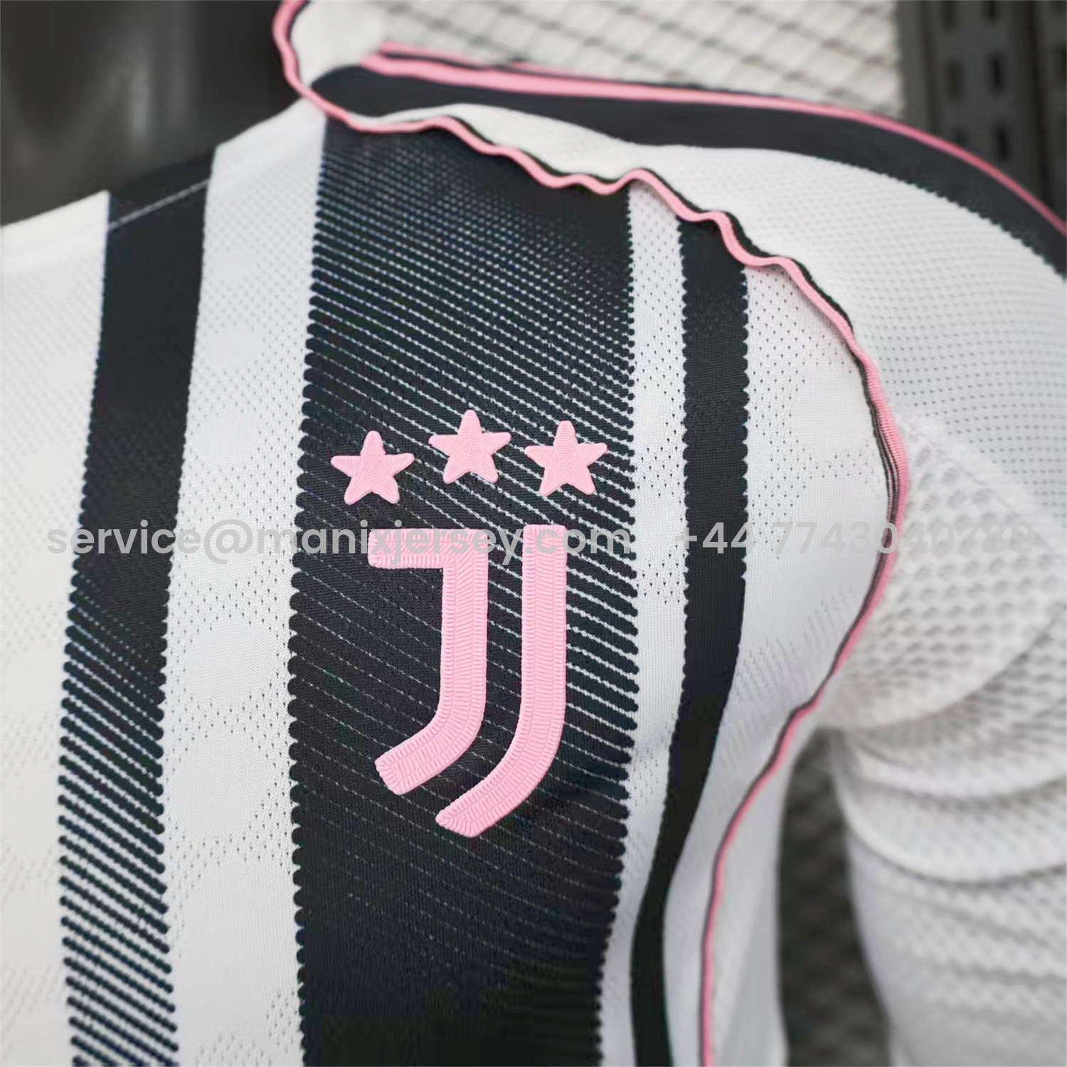 ManixJersey.com | Juventus 25-26 Home Unsponsored Long Sleeves Jersey - Player Version -Customize Name, Number and Patch | Worldwide Shipping