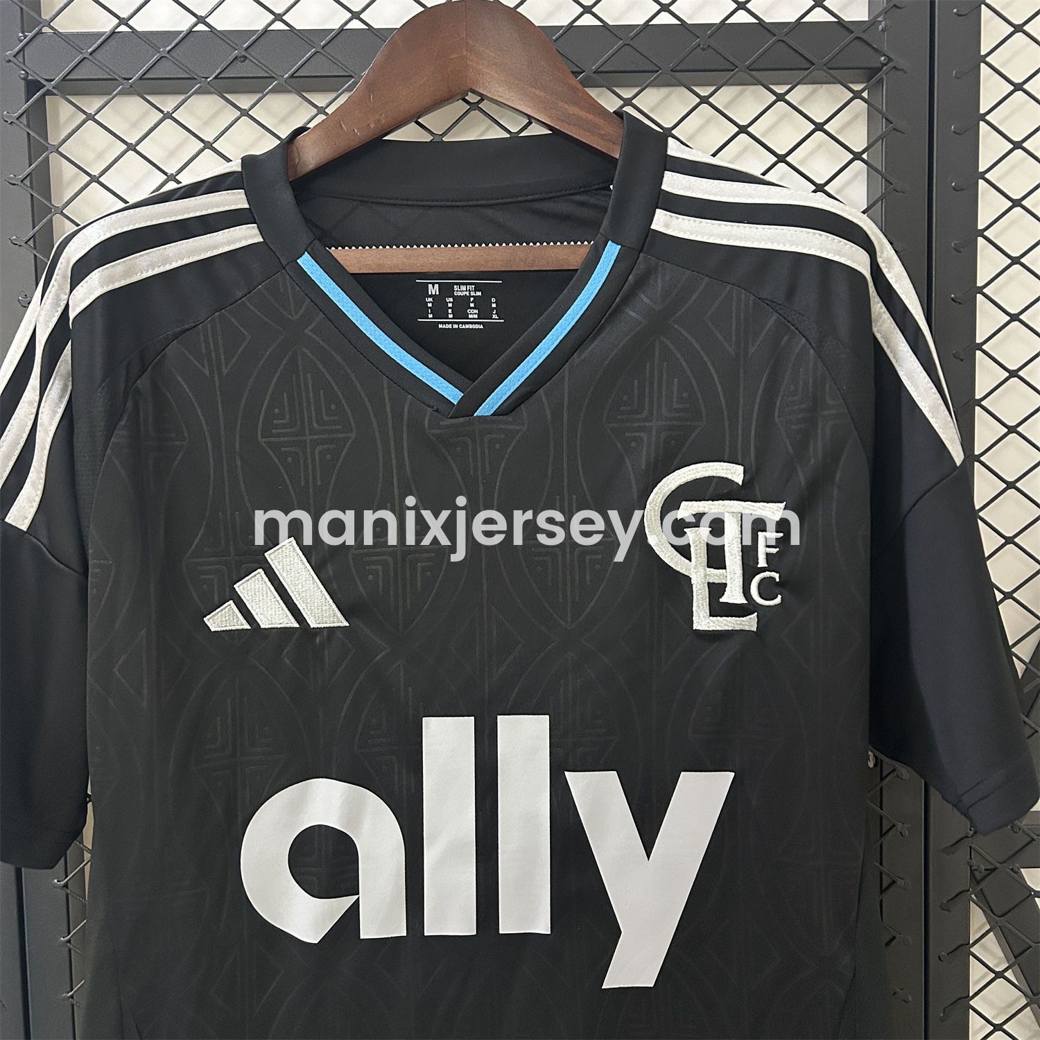 ManixJersey.com | Charlotte 2025 Away Jersey - Fans Version -Customize Name, Number and Patch | Worldwide Shipping