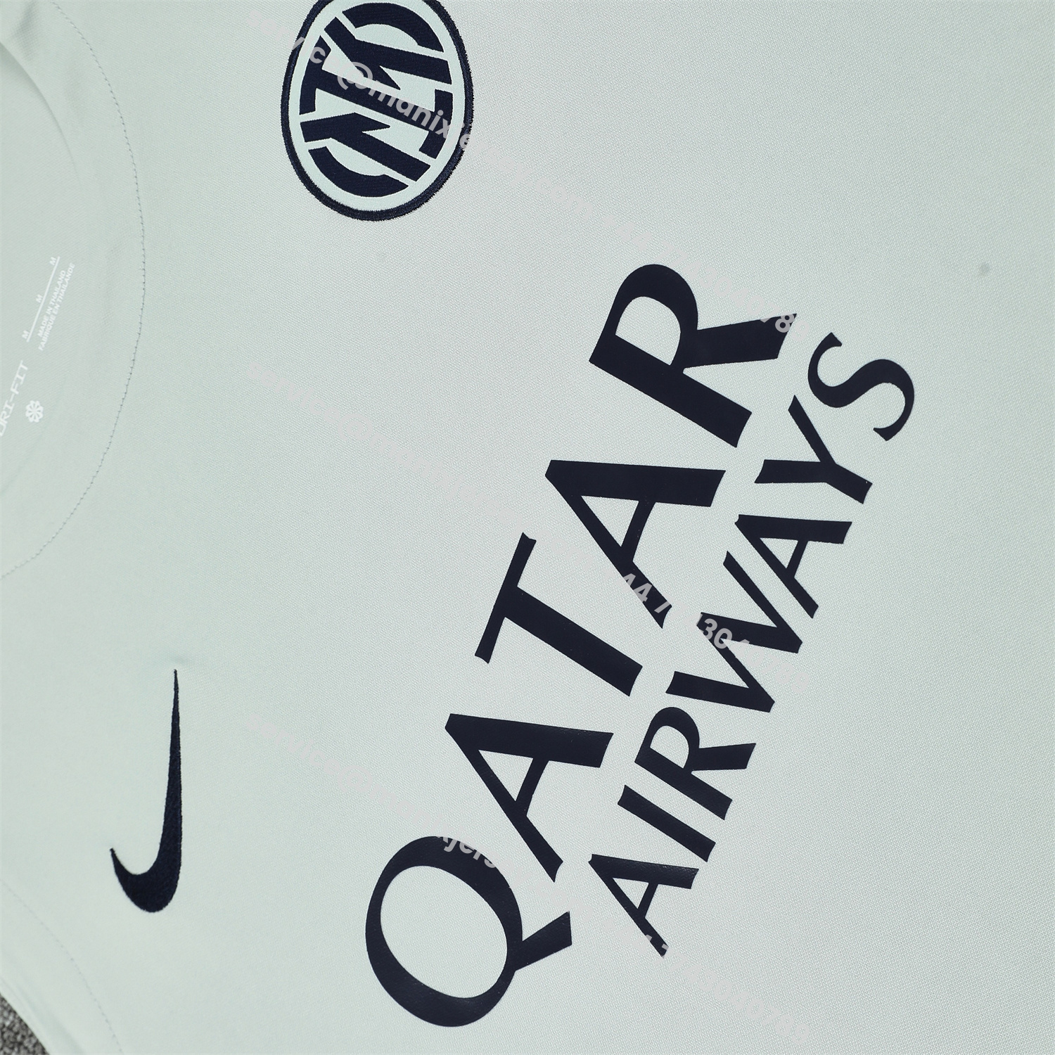 ManixJersey.com | Inter Milan 25-26 Vest Training Set - White Vest & Blue Shorts -Customize Name, Number and Patch | Worldwide Shipping