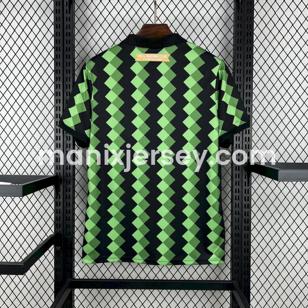 ManixJersey.com | Racing de Santander 24-25 Green GK Anniversary Jersey - Fans Version -Customize Name, Number and Patch | Worldwide Shipping