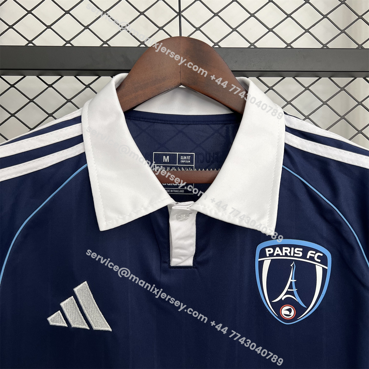 ManixJersey.com | Paris FC 25-26 Home Jersey - Fans Version -Customize Name, Number and Patch | Worldwide Shipping