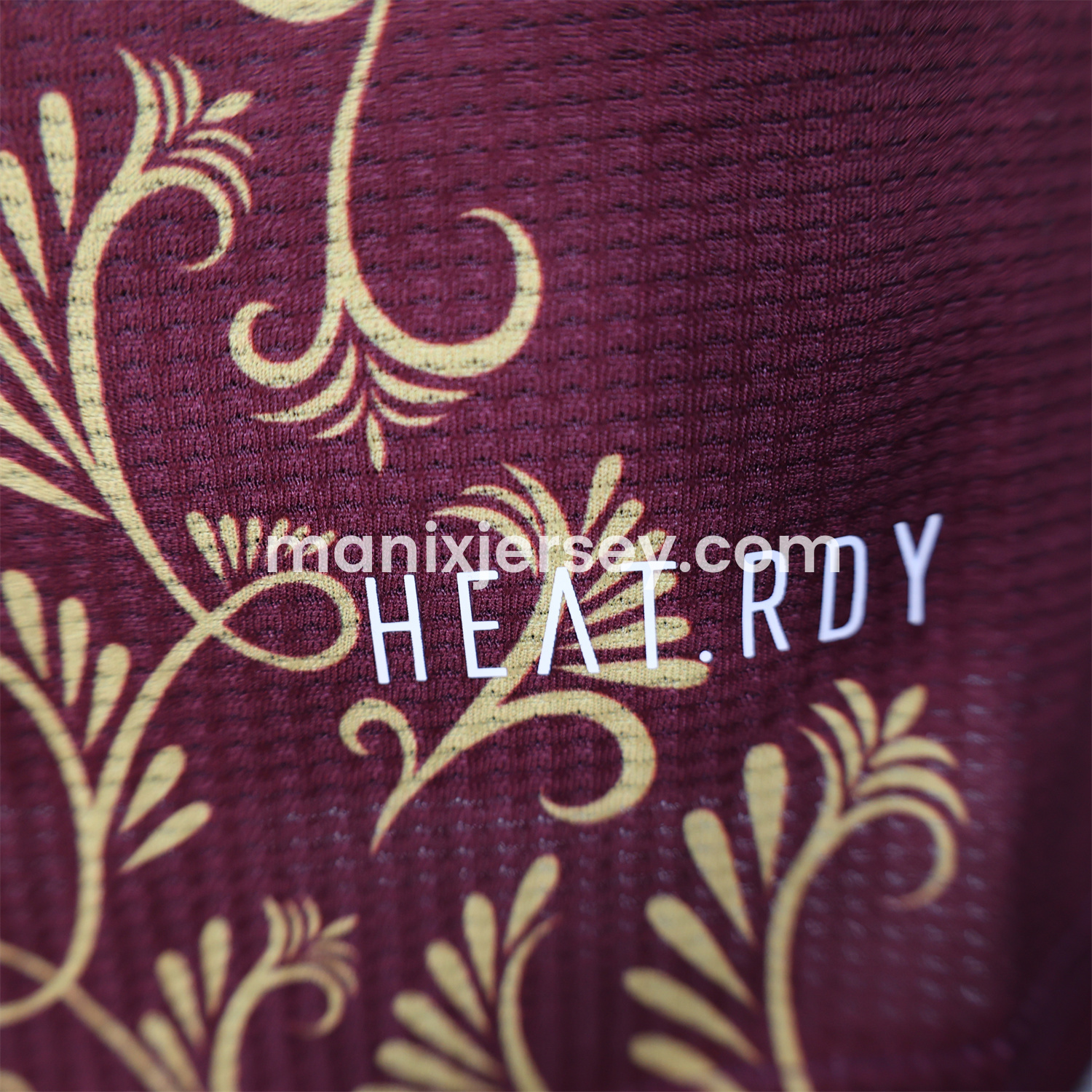 ManixJersey.com | Algeria 25-26 Burgundy Jersey with Chest Pattern Decoration - Player Version -Customize Name, Number and Patch | Worldwide Shipping