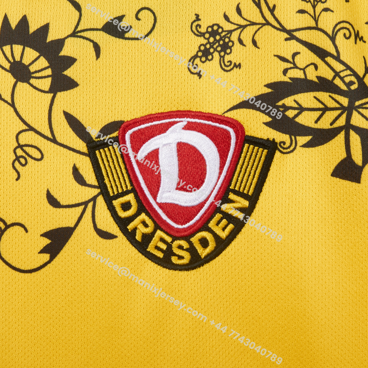 ManixJersey.com | Dynamo Dresden 25-26 HATE RACISM Special Jersey - Fans Version -Customize Name, Number and Patch | Worldwide Shipping