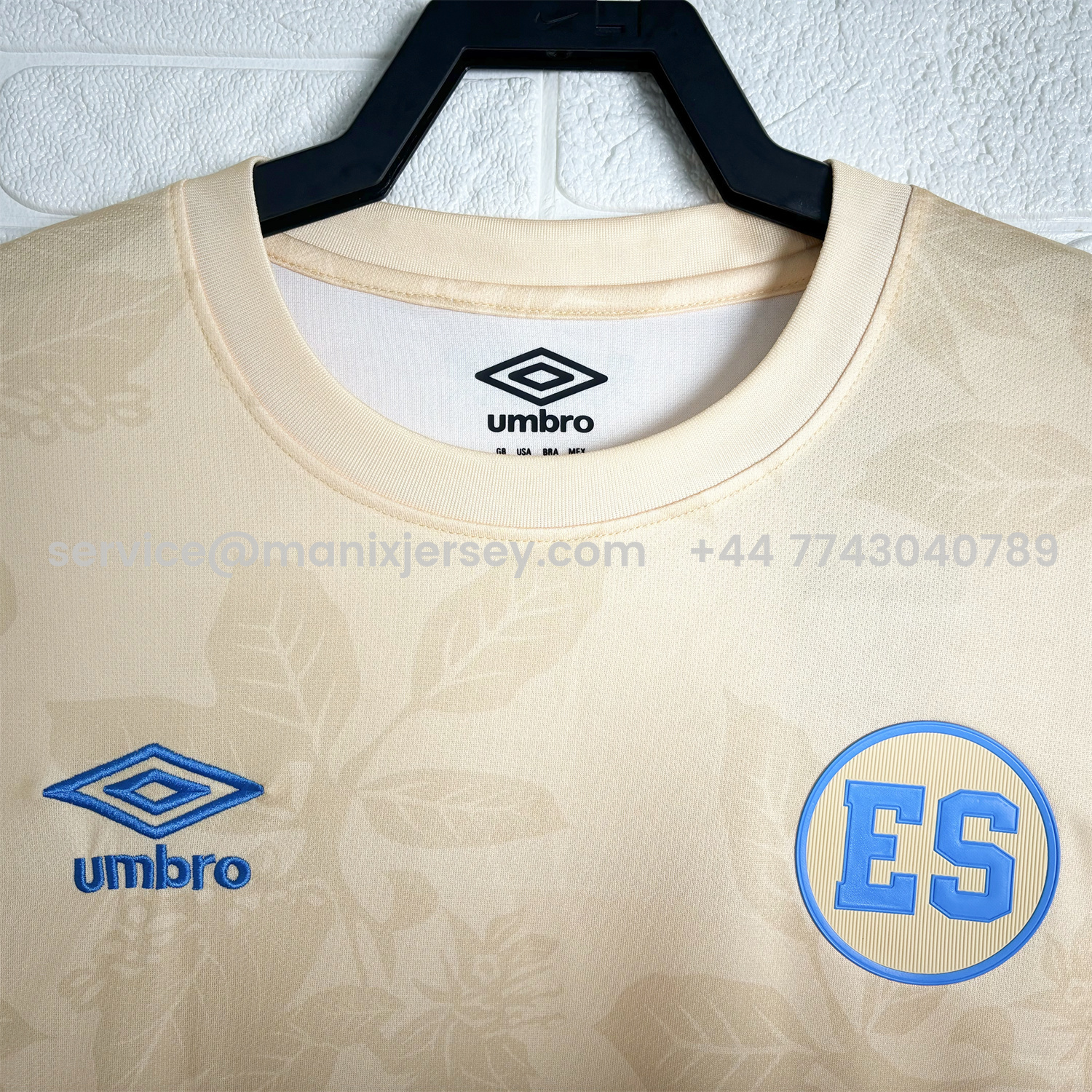 ManixJersey.com | El Salvador 2025-26 Yellow Pre-Match Jersey - Fans Version -Customize Name, Number and Patch | Worldwide Shipping