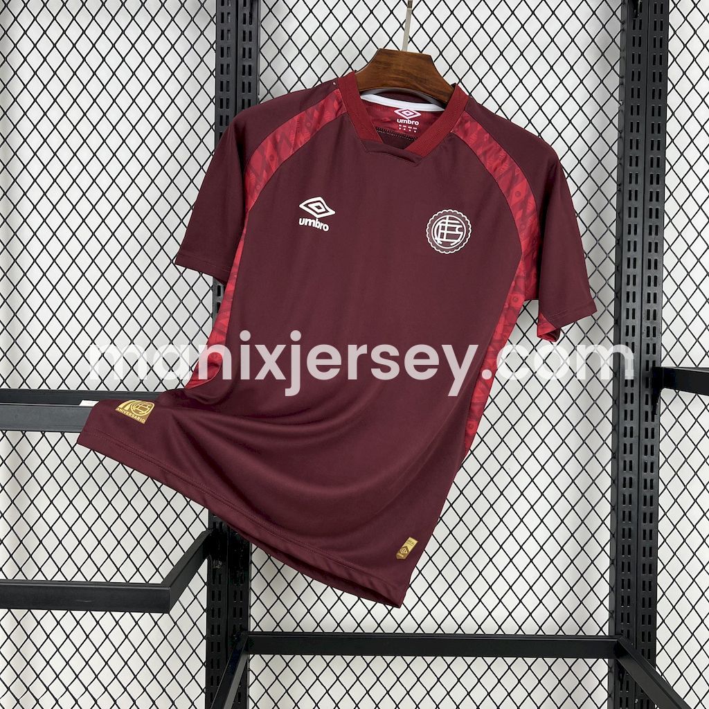 ManixJersey.com | CA Lanús 25-26 Home Unsponsored Jersey - Fans Version -Customize Name, Number and Patch | Worldwide Shipping