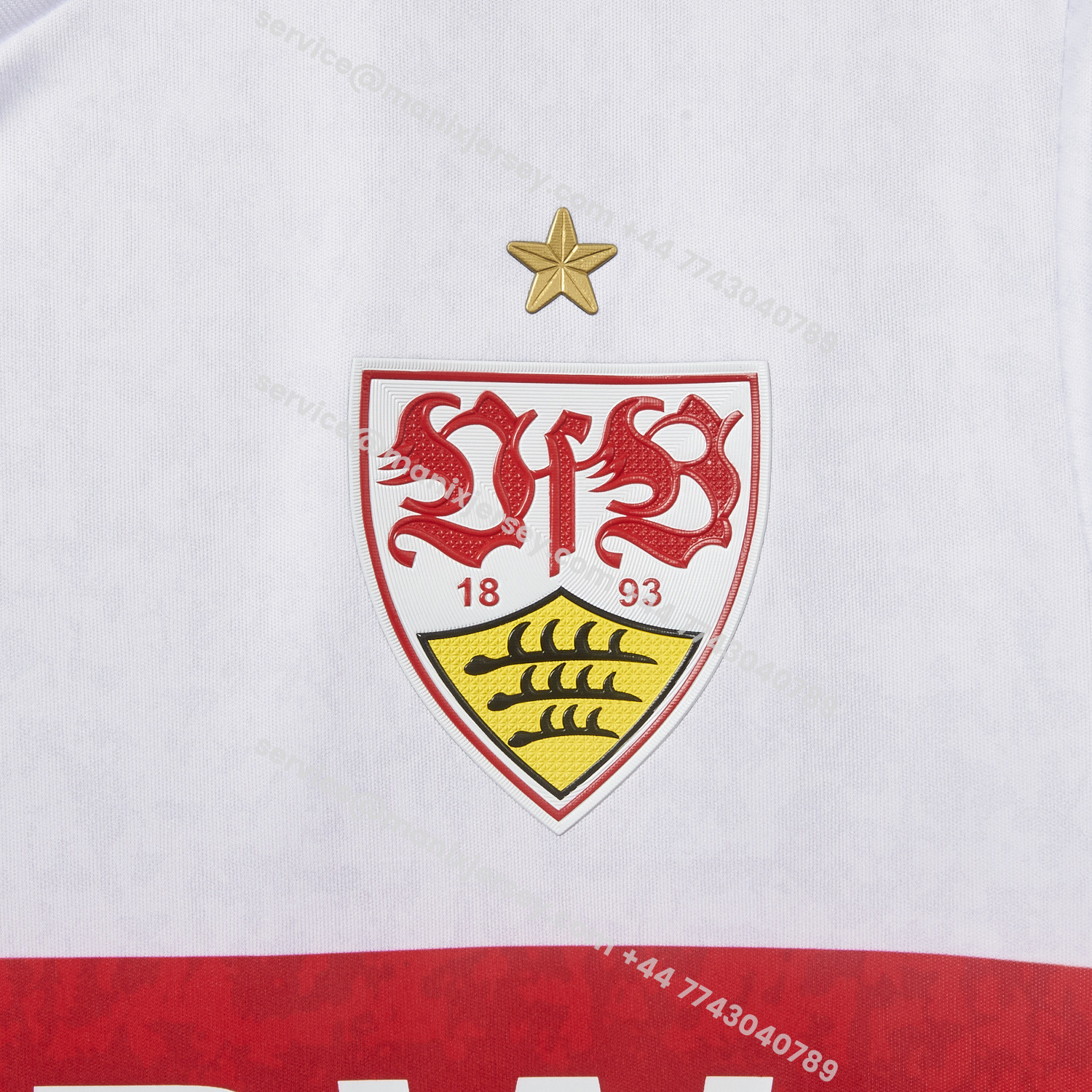 ManixJersey.com | VfB Stuttgart 25-26 European Home Jersey - Fans Version -Customize Name, Number and Patch | Worldwide Shipping