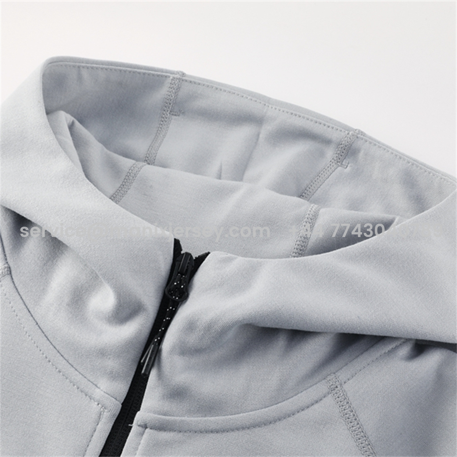 ManixJersey.com | Barcelona 25-26 Hooded Jacket Training Tracksuit - Grey Jackets & Pants -Customize Name, Number and Patch | Worldwide Shipping