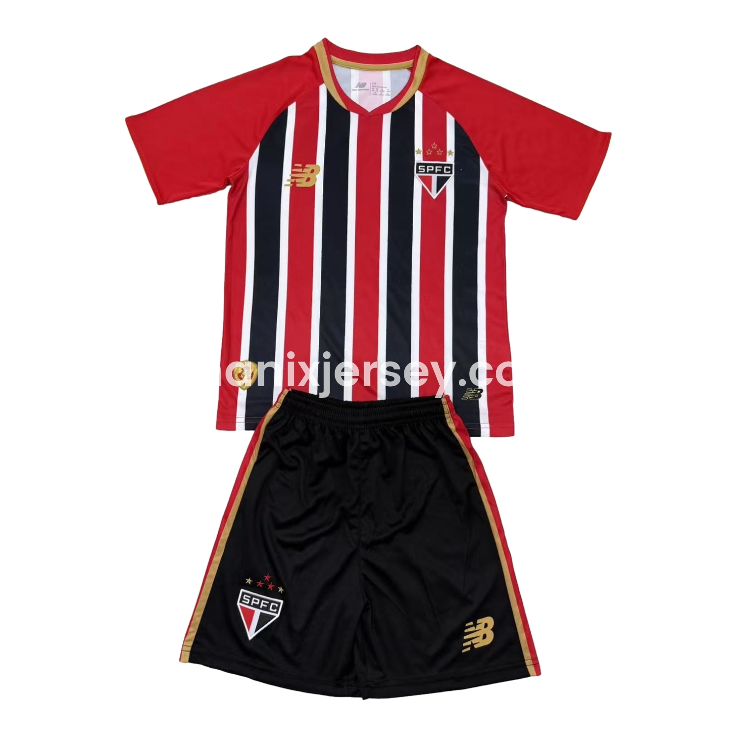 ManixJersey.com | Sao Paulo 25-26 Away Unsponsored Men's Adult Jersey Set - Fans Version -Customize Name, Number and Patch | Worldwide Shipping