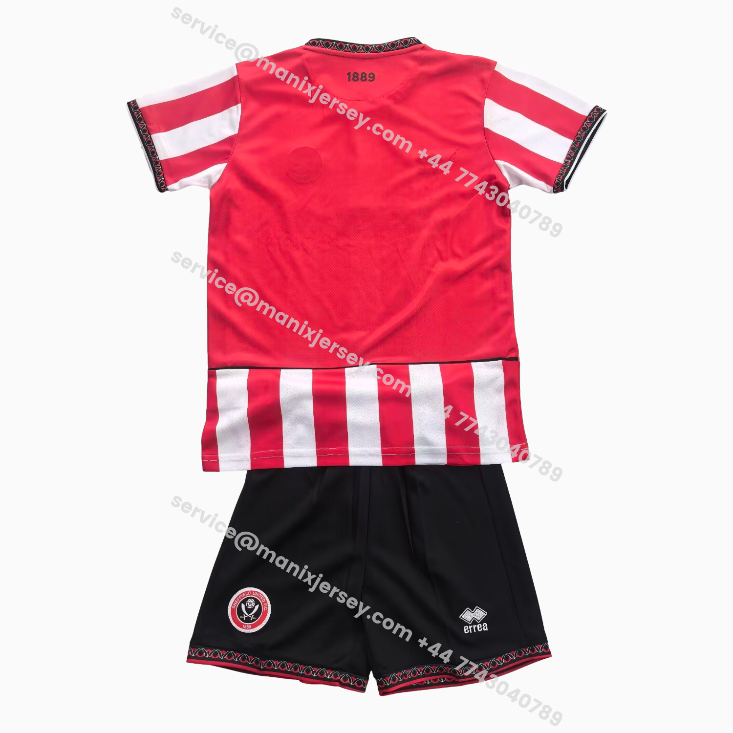 ManixJersey.com | Sheffield United 25-26 Home Kids Kit -Customize Name, Number and Patch | Worldwide Shipping