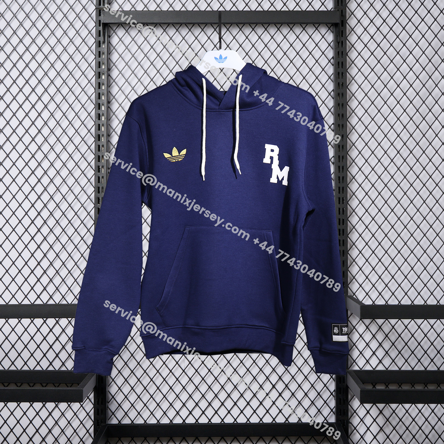 ManixJersey.com | Real Madrid 25-26 Pure Color 1902 Training Set - Dark Blue Top and Dark Blue Pants -Customize Name, Number and Patch | Worldwide Shipping