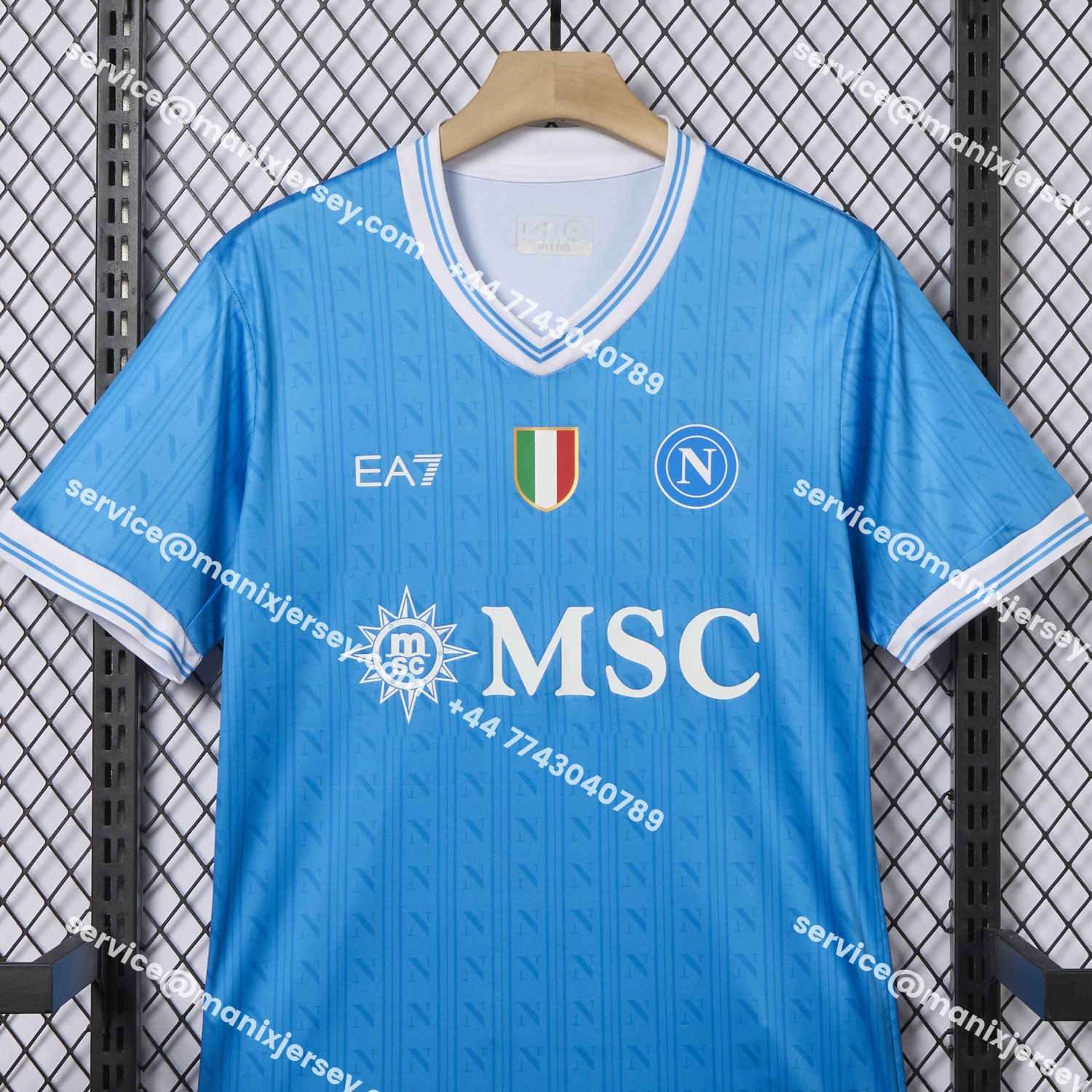 ManixJersey.com | Napoli 25-26 Home Jersey - Fans Version -Customize Name, Number and Patch | Worldwide Shipping