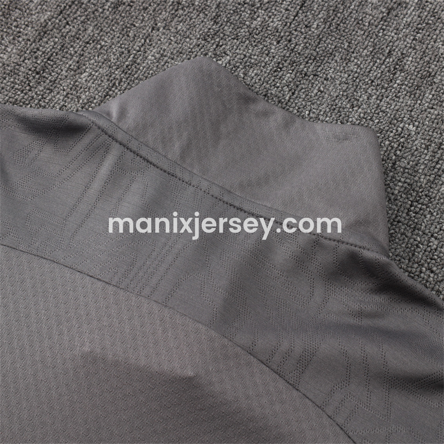 ManixJersey.com | AC Milan 25-26 Jacket Training Tracksuit - Grey top & Grey Pants -Customize Name, Number and Patch | Worldwide Shipping