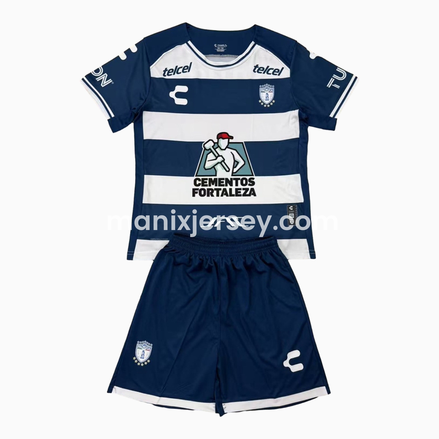 ManixJersey.com | Pachuca 24-25 Home Kids Kit -Customize Name, Number and Patch | Worldwide Shipping