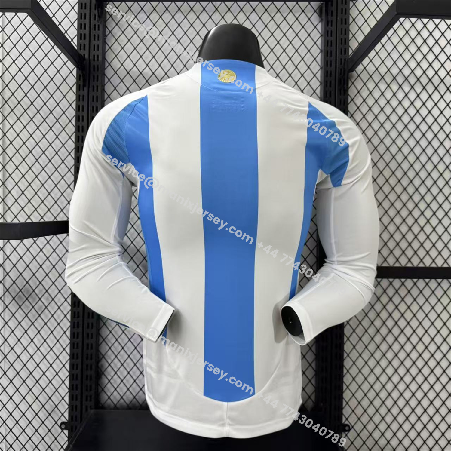 ManixJersey.com | Argentina 2024 Home Long Sleeves Jersey - Player Version -Customize Name, Number and Patch | Worldwide Shipping