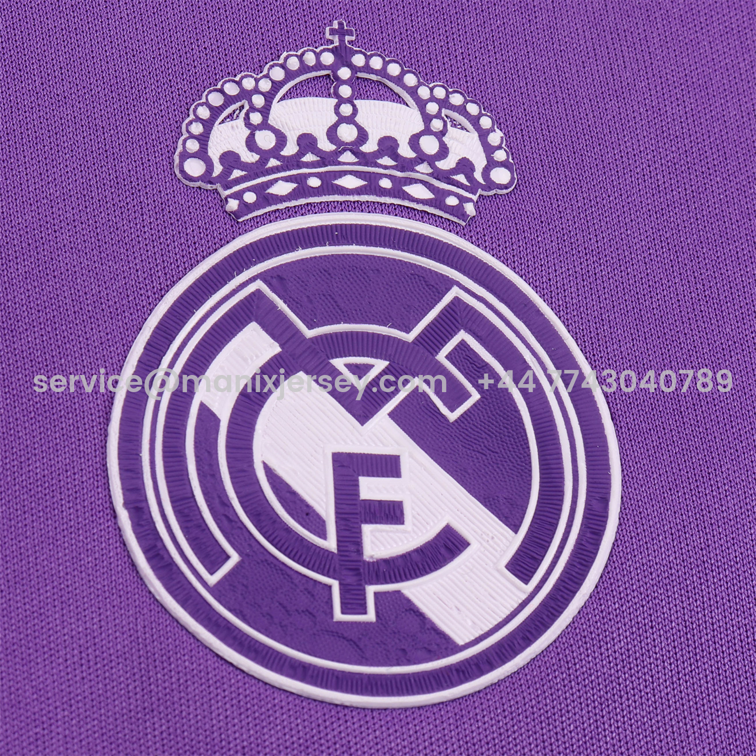 ManixJersey.com | Retro Real Madrid 16-17 Away Purple Long Sleeves Kids Kit -Customize Name, Number and Patch | Worldwide Shipping
